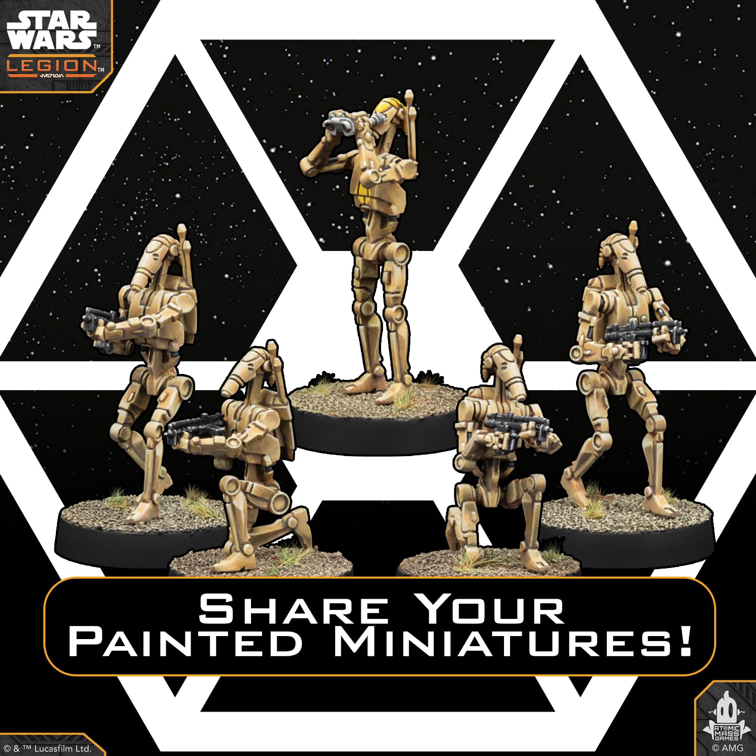 Asmodee Star Wars: Legion B1 Battle Droids Miniature Board Game Expansion 11