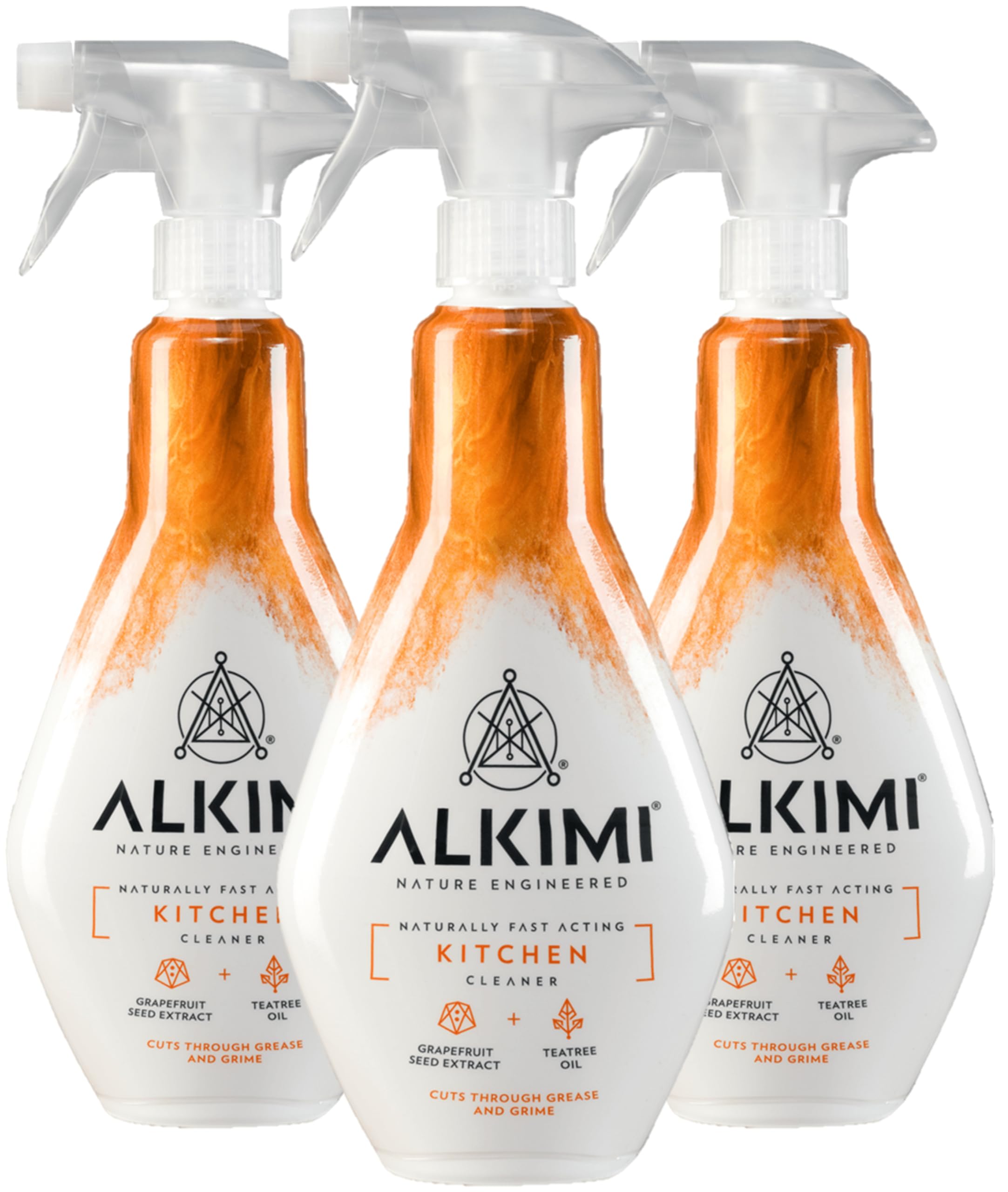 ALKIMI Kitchen Cleaning Spray - Powerful Grease & Grime Removal | Pack of 3 x 500ml 1