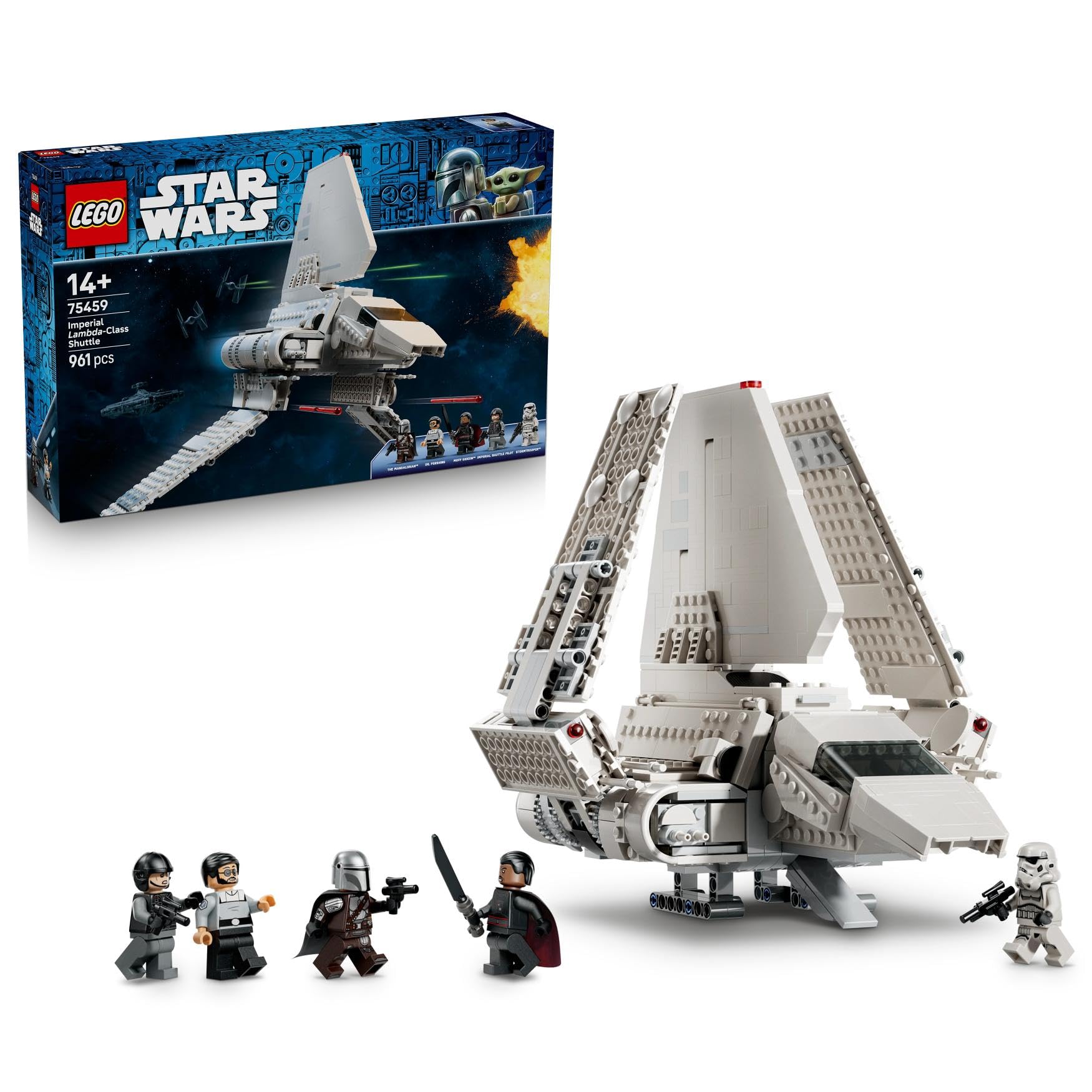 LEGO Star Wars Imperial Lambda-Class Shuttle 75459 Building Set - Includes 5 Minifigures, Ages 14+ 1