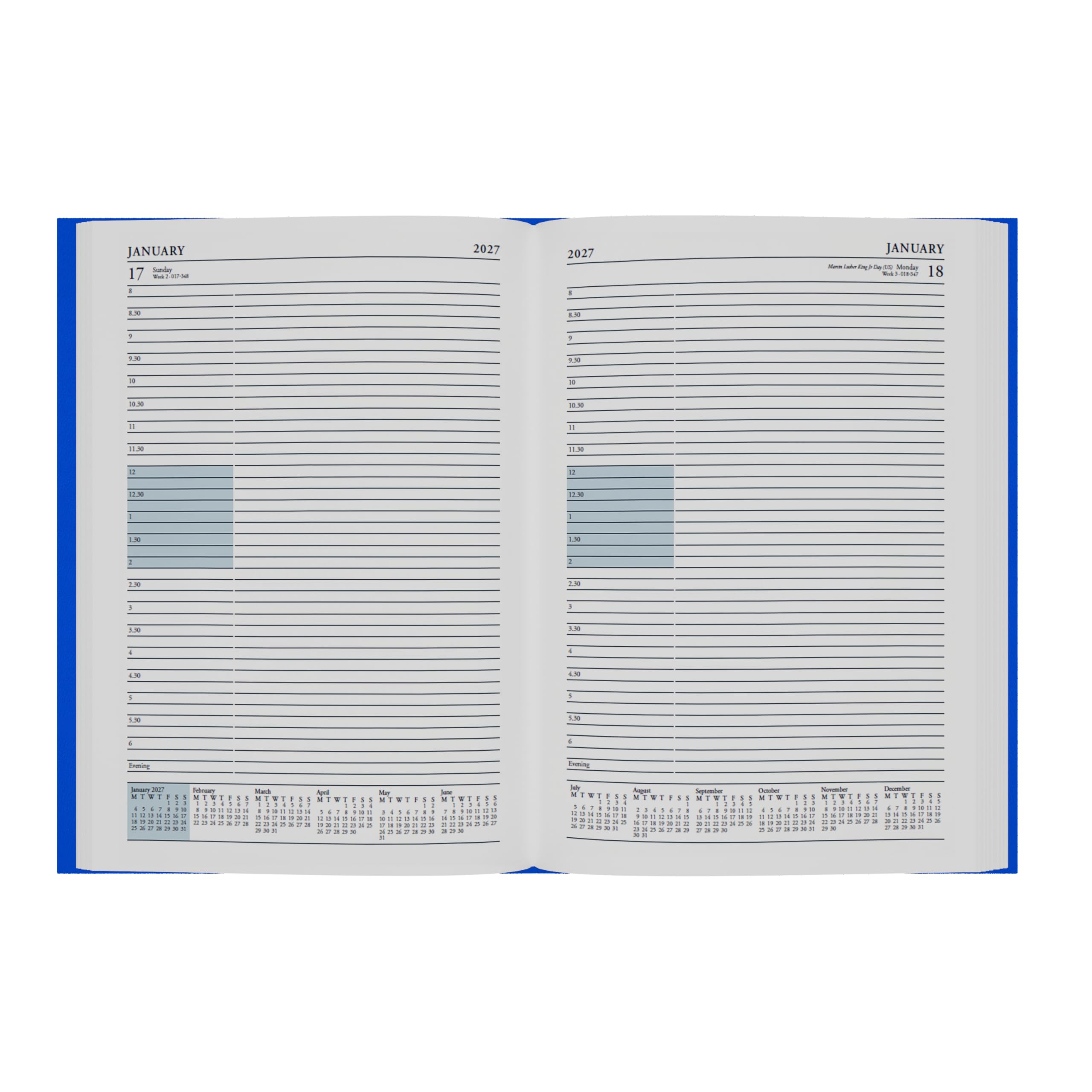 Collins 2026-2027 Essential Academic Year Planner - A4 Day-to-Page Organizer | Purple Hardcover 2