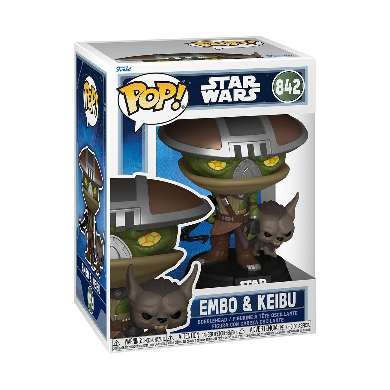 Funko Star Wars The Mandalorian & Grogu - Embo & Keibu Chibi Vinyl Figure