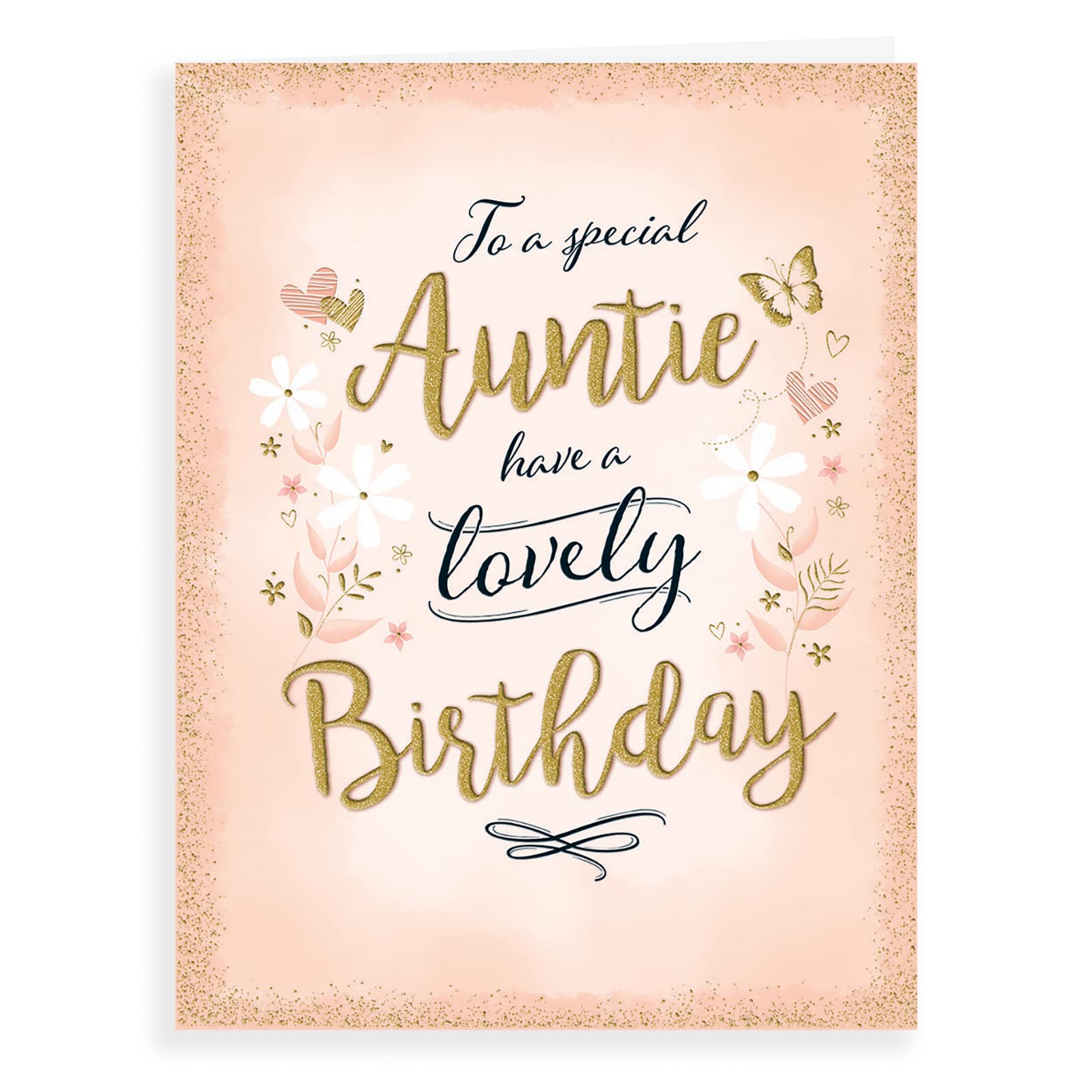 Piccadilly Greetings Auntie Birthday Card | 8 x 6 Inches | Multicolor