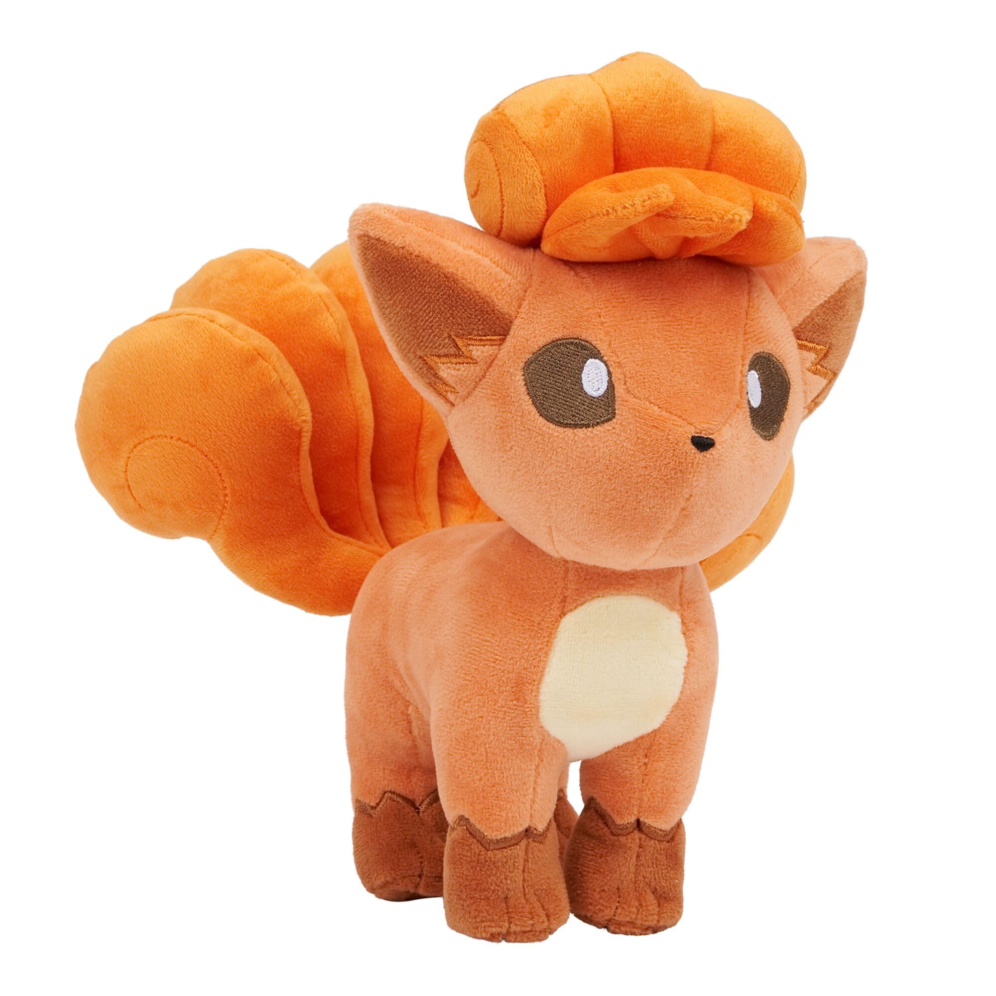 Pokémon Vulpix 8-Inch Soft Plush Toy | Authentic Details | Polyester | Orange 4