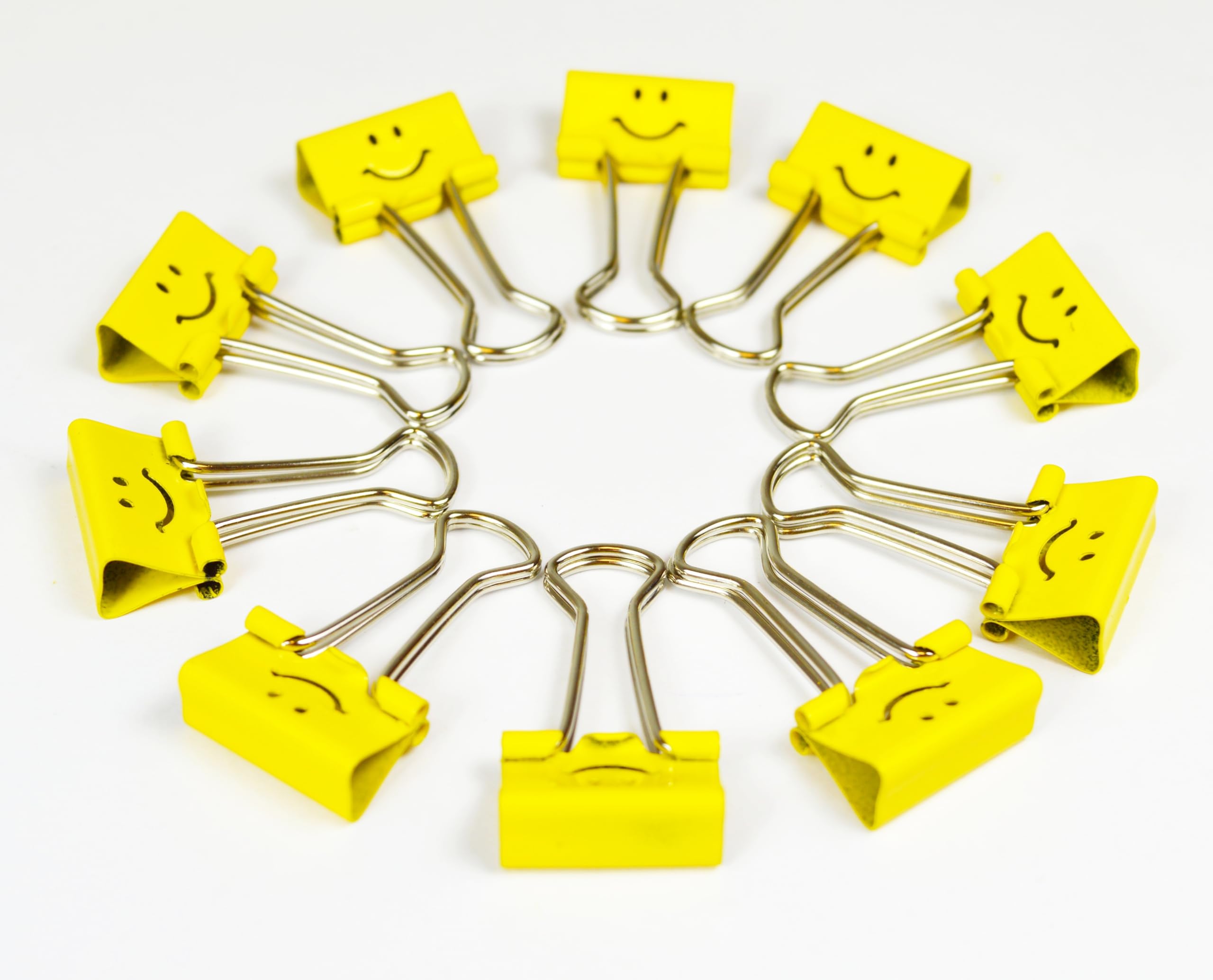 RAPESCO 1351 Fun Foldback Clips - 19mm Capacity, Bright Yellow | Pack of 20 6