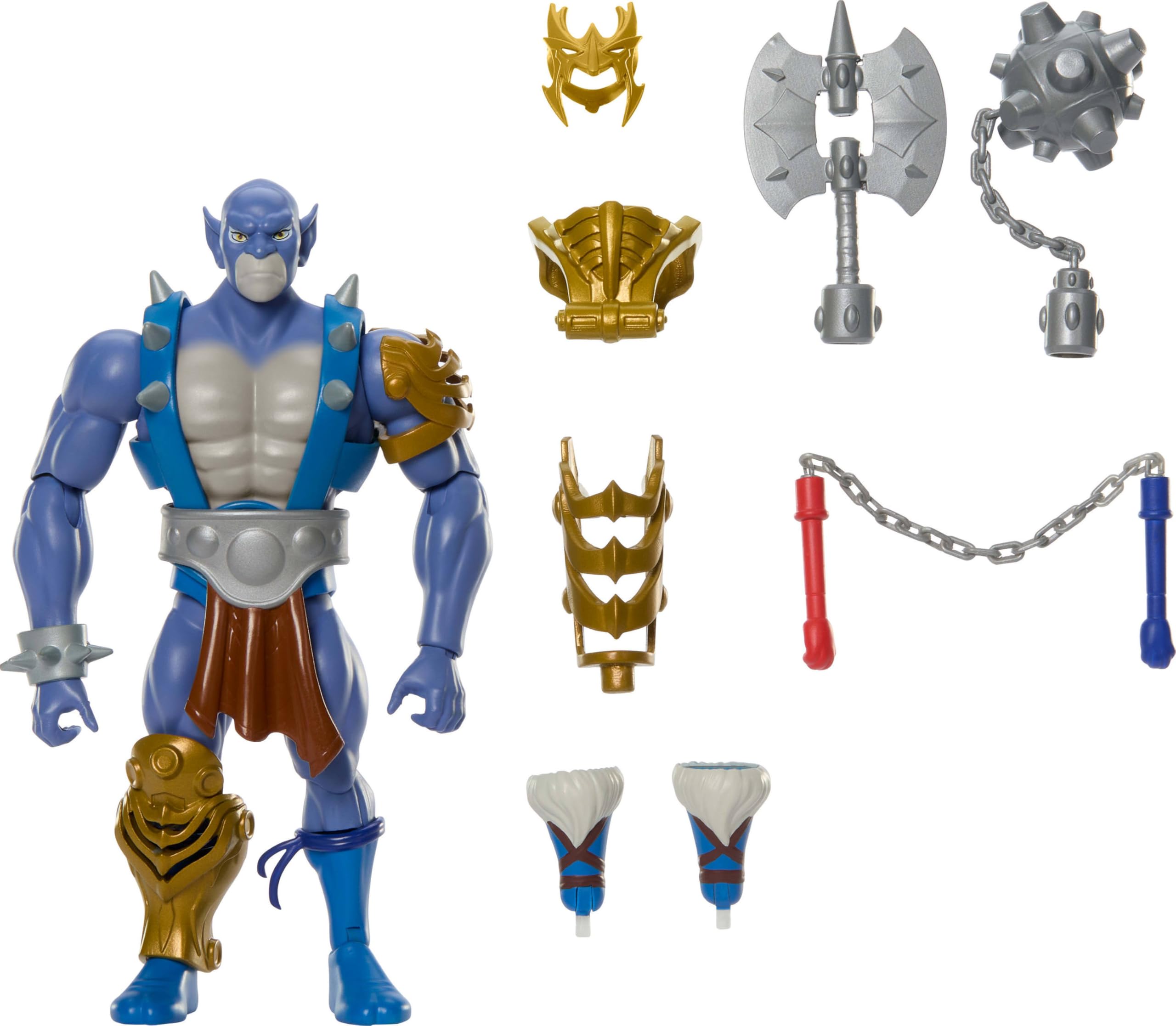 Panthro Action Figure - 5.5 Inch Masters of the Universe & ThunderCats Crossover 1