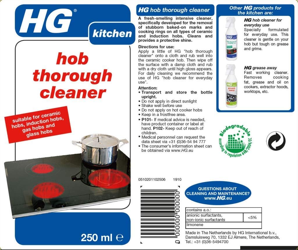 HG - Hob Thorough Cleaner 250 ml