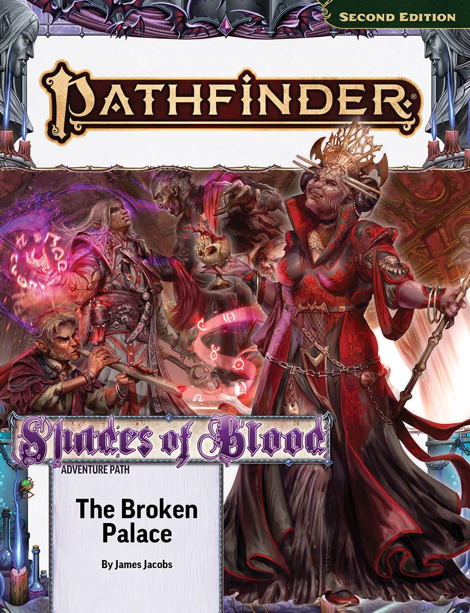 Paizo Pathfinder Adventure Path: The Broken Palace (Shades of Blood) Reference Book | Paperback