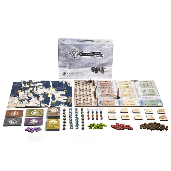 2Tomatoes Games Through Ice and Snow Arctic Exploration Board Game