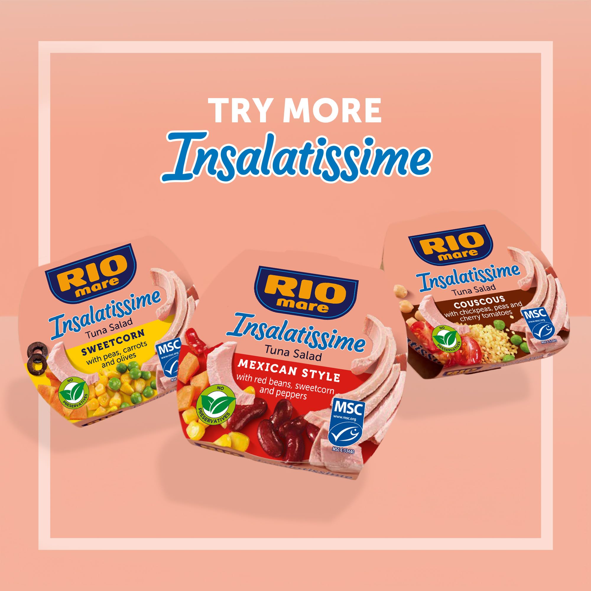 Rio Mare Insalatissime Sweetcorn and Tuna Salad - Ready to Eat Meal | 160g 6