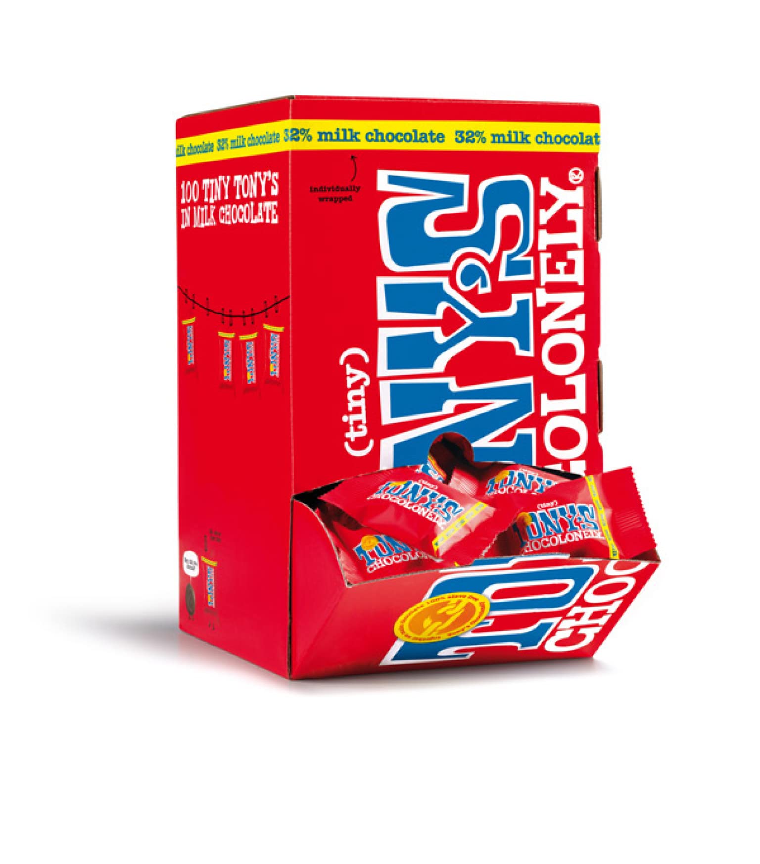 Tony's Chocolonely Tiny Tony's Milk Chocolate Gift Box - 900g Fair Trade Belgian Chocolate 3