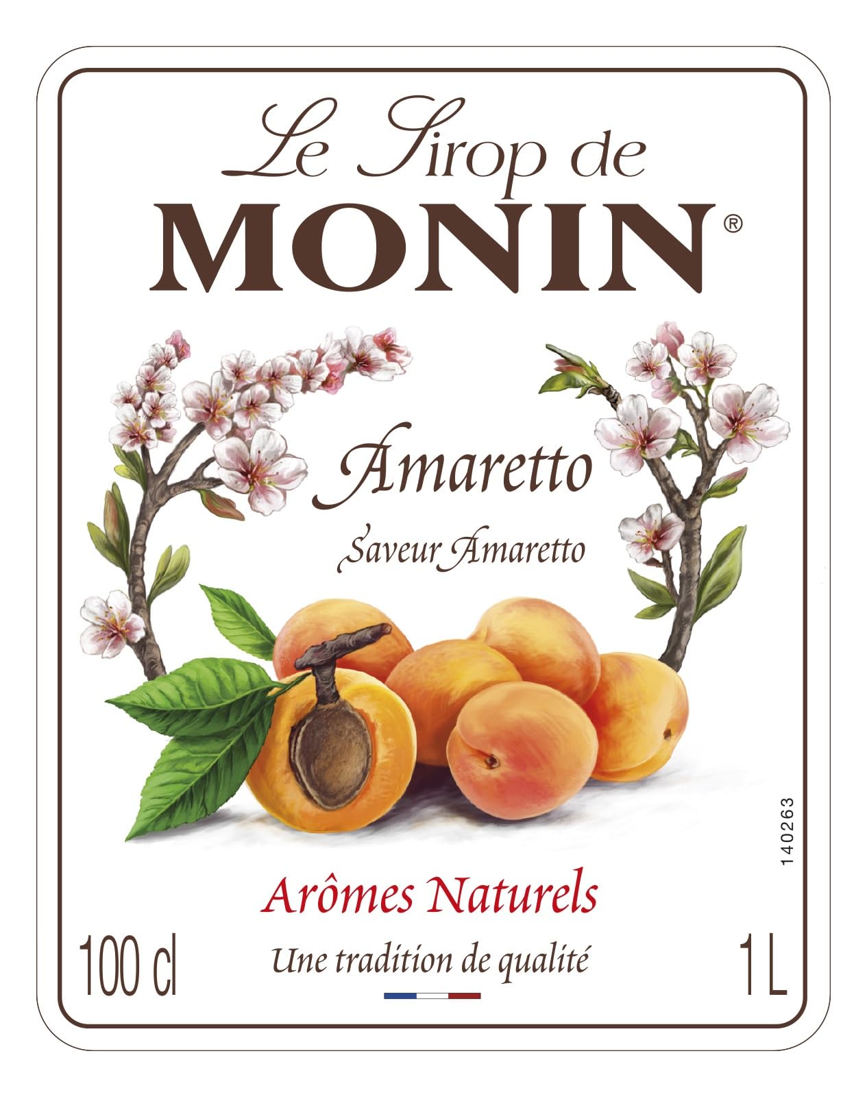 Monin Premium Amaretto Syrup - 1L | Vegan, Natural Flavours, Alcohol-Free 3