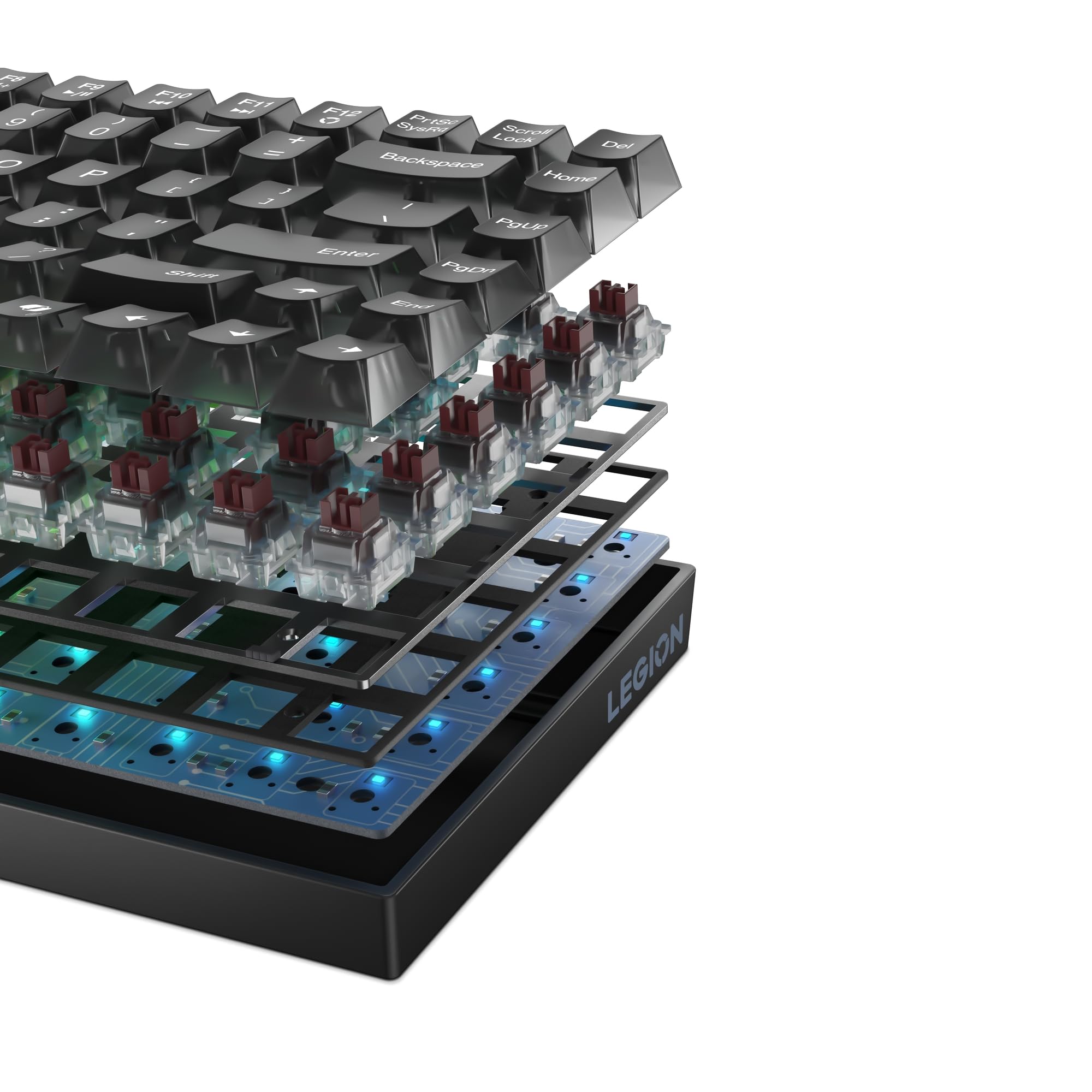 Lenovo Legion K510 Mini Pro Mechanical Gaming Keyboard – 75% Layout, Brown Tactile Switch, UK 84-Key 4