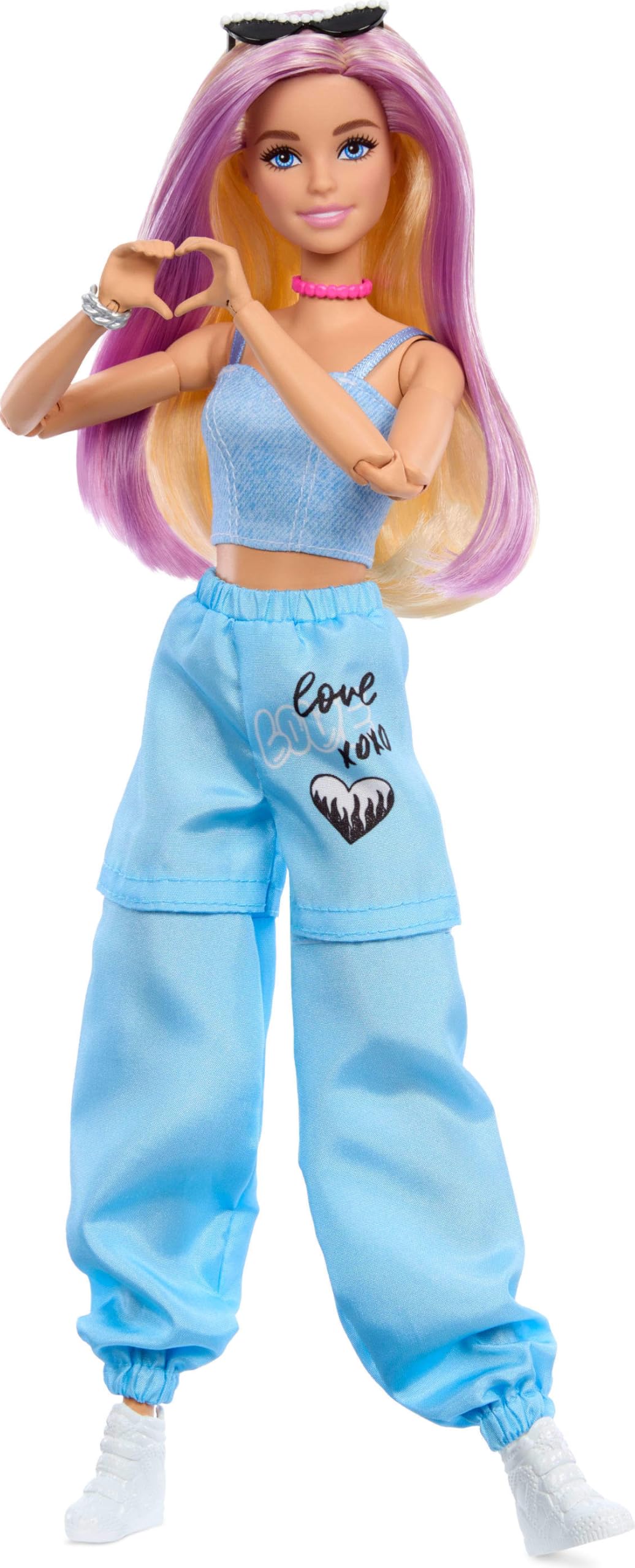 Barbie Deluxe Style Doll - Color Change Hair, 4 Fashions, Interchangeable Hands | JNC61 4