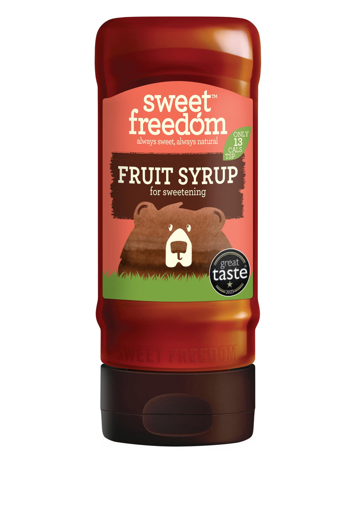 Sweet Freedom - Fruit Syrup 350g | Natural Sweetener from Apples, Grapes & Carob | Vegan, No Preservatives | 13 Cal per Teaspoon