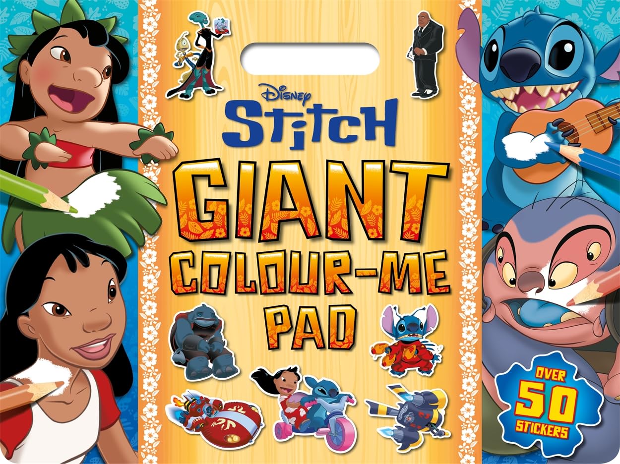Autumn Disney Stitch: Giant Colour-Me Pad | Paperback | Ages 3-6 1