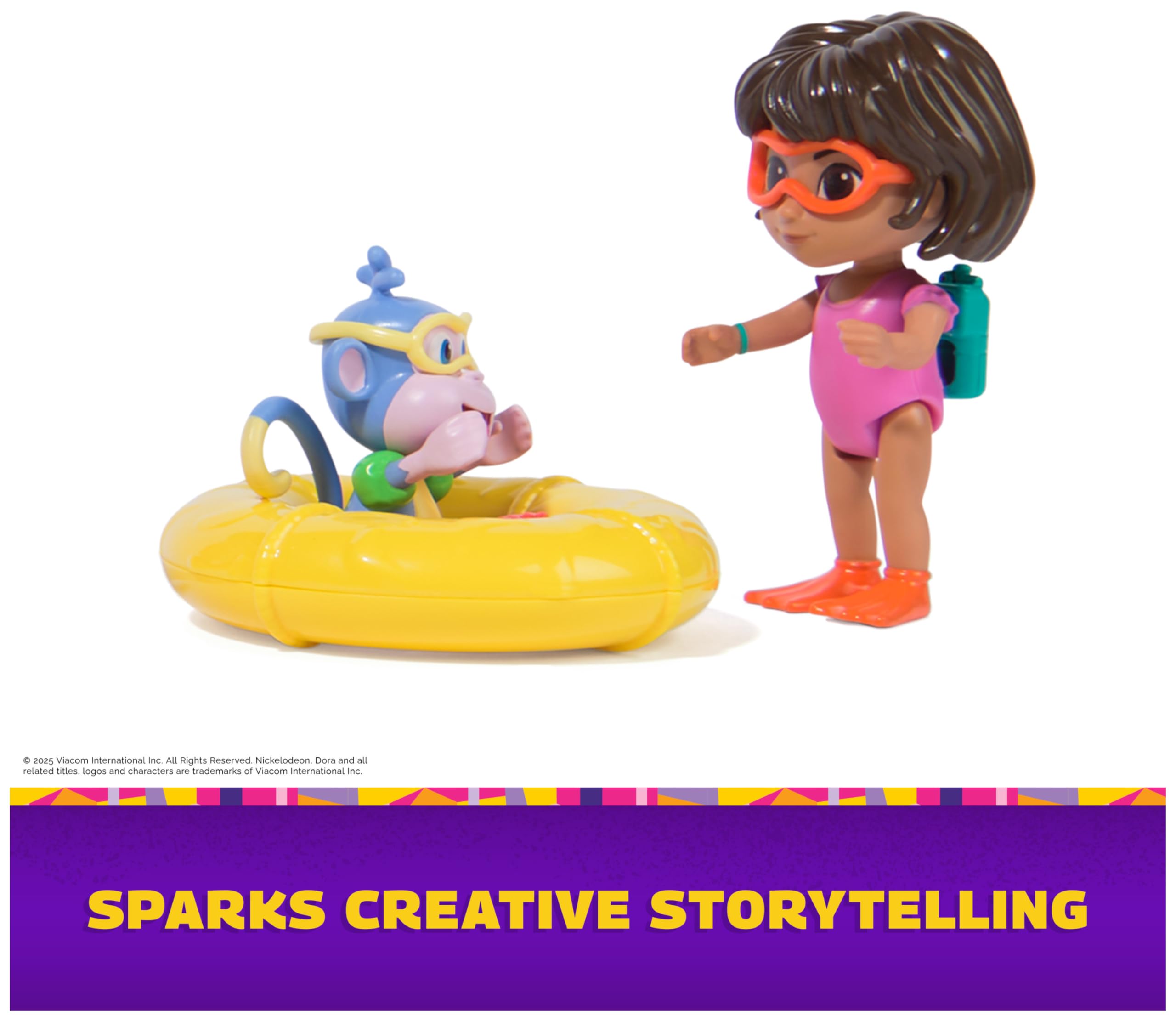 Dora the Explorer Splash-Splash Adventure Pack - Swim-Ready Figures & Pool Accessories 8