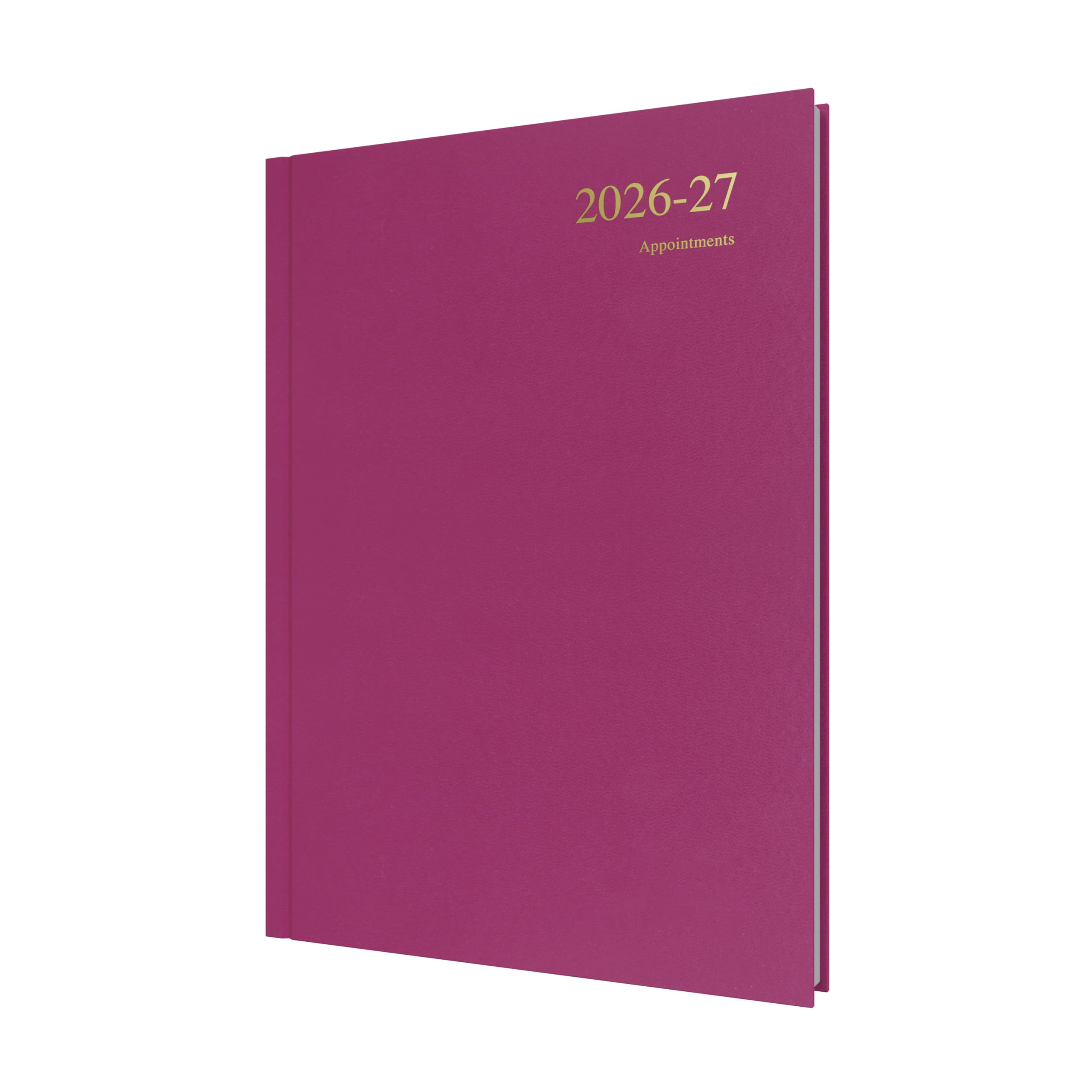Collins 2026-2027 Essential Academic Year Planner - A4 Day-to-Page Organizer | Dark Pink Hardcover 1