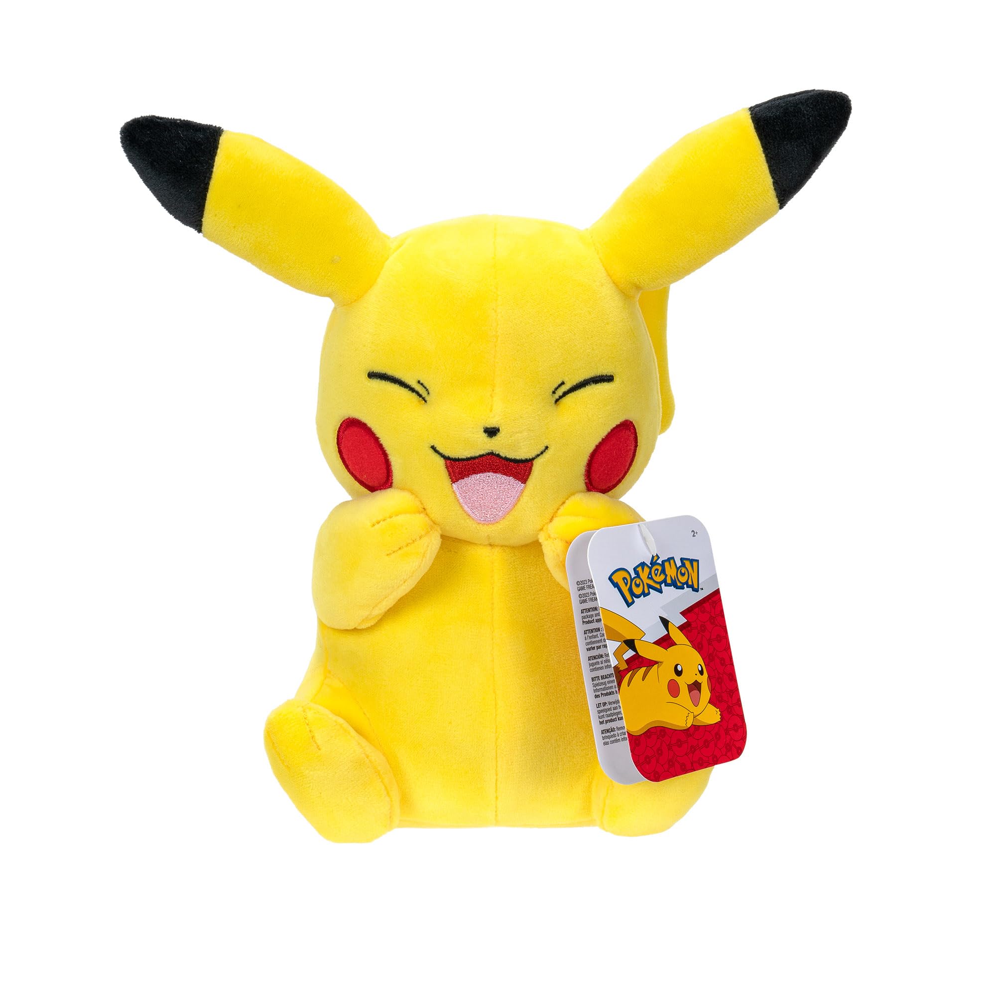 Pokémon Pikachu 8-Inch Plush Toy | Ultra-Soft Polyester | Ages 3+