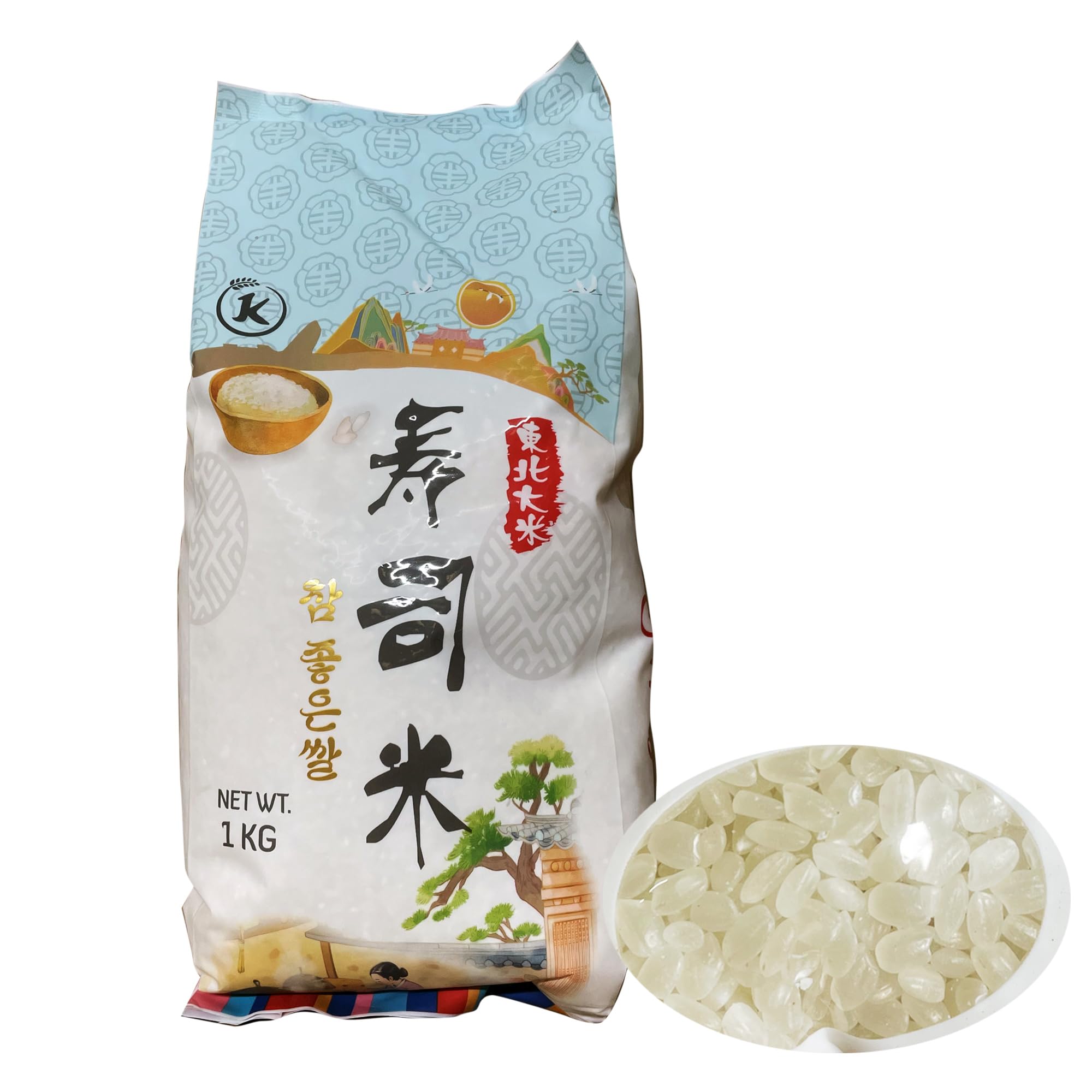 AMZGROCERY Premium Sushi Rice - Short Grain | 1kg Bag