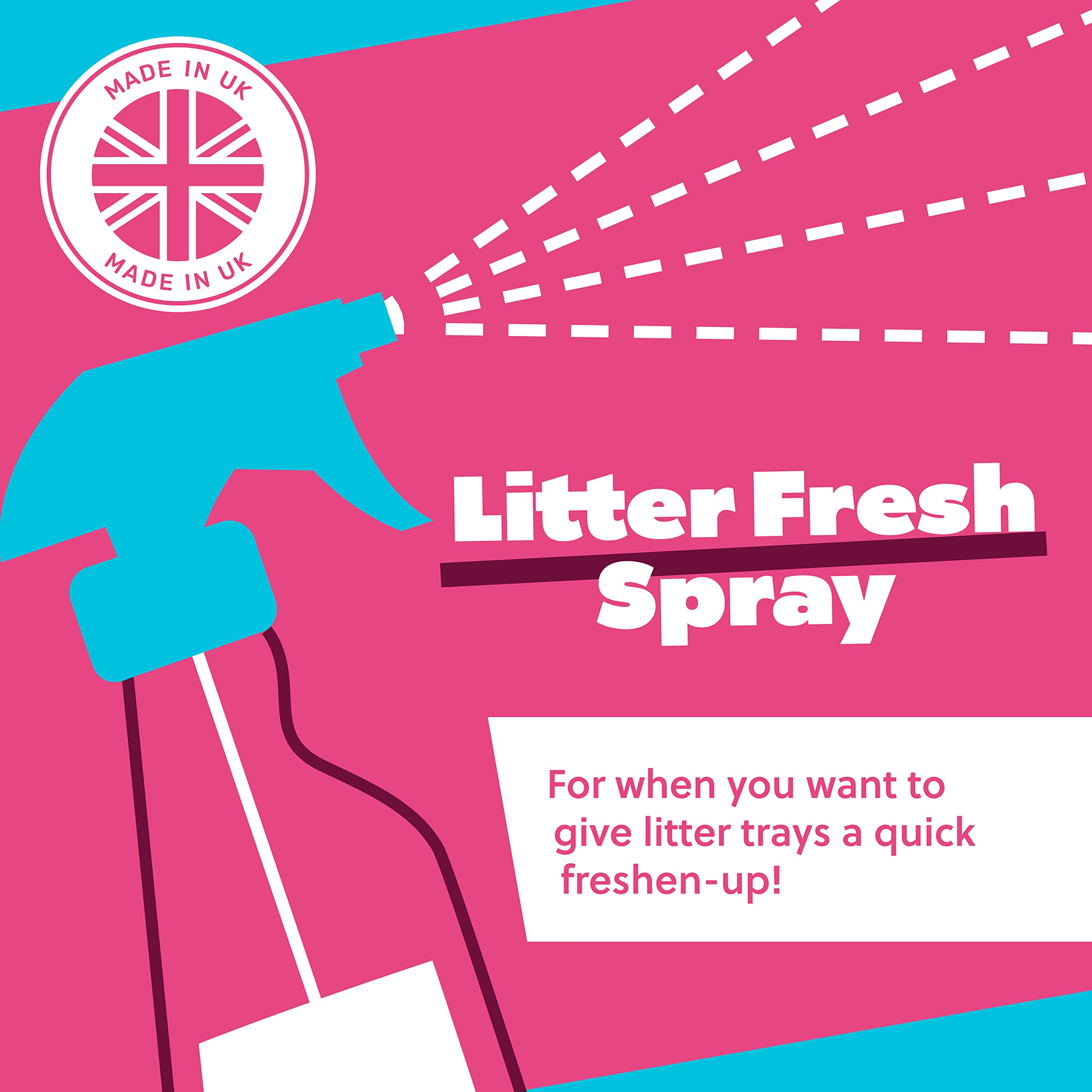 Felight Odour Control Litter Fresh Spray - Baby Powder Scent | 300ml 2