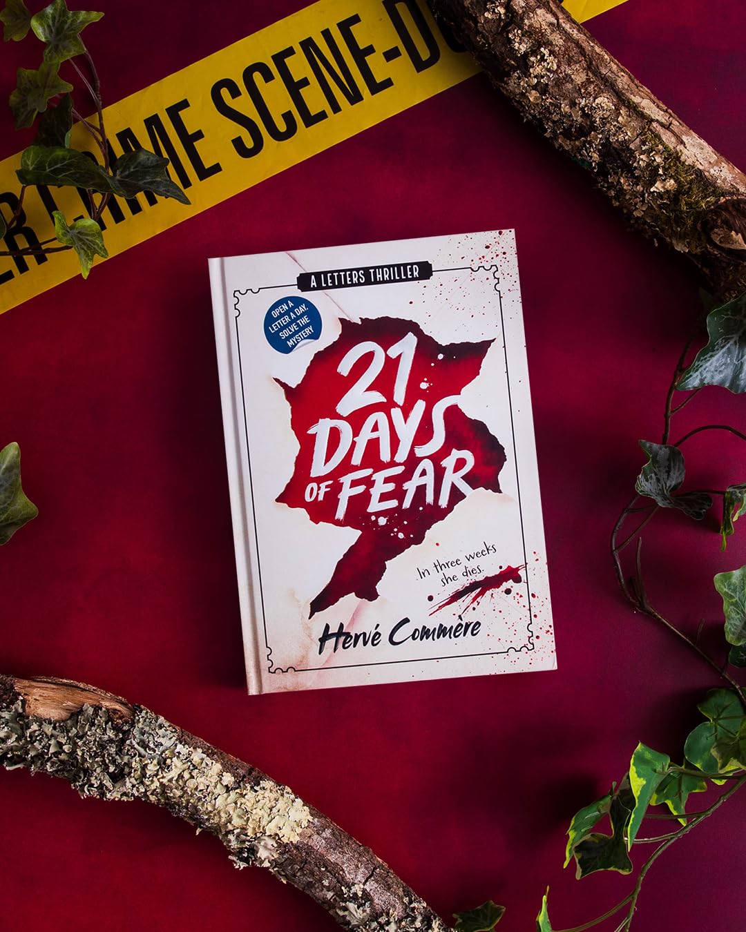 21 Days of Fear: A Letters Thriller by Hervé Commère - Young Adult Thriller | Hardcover