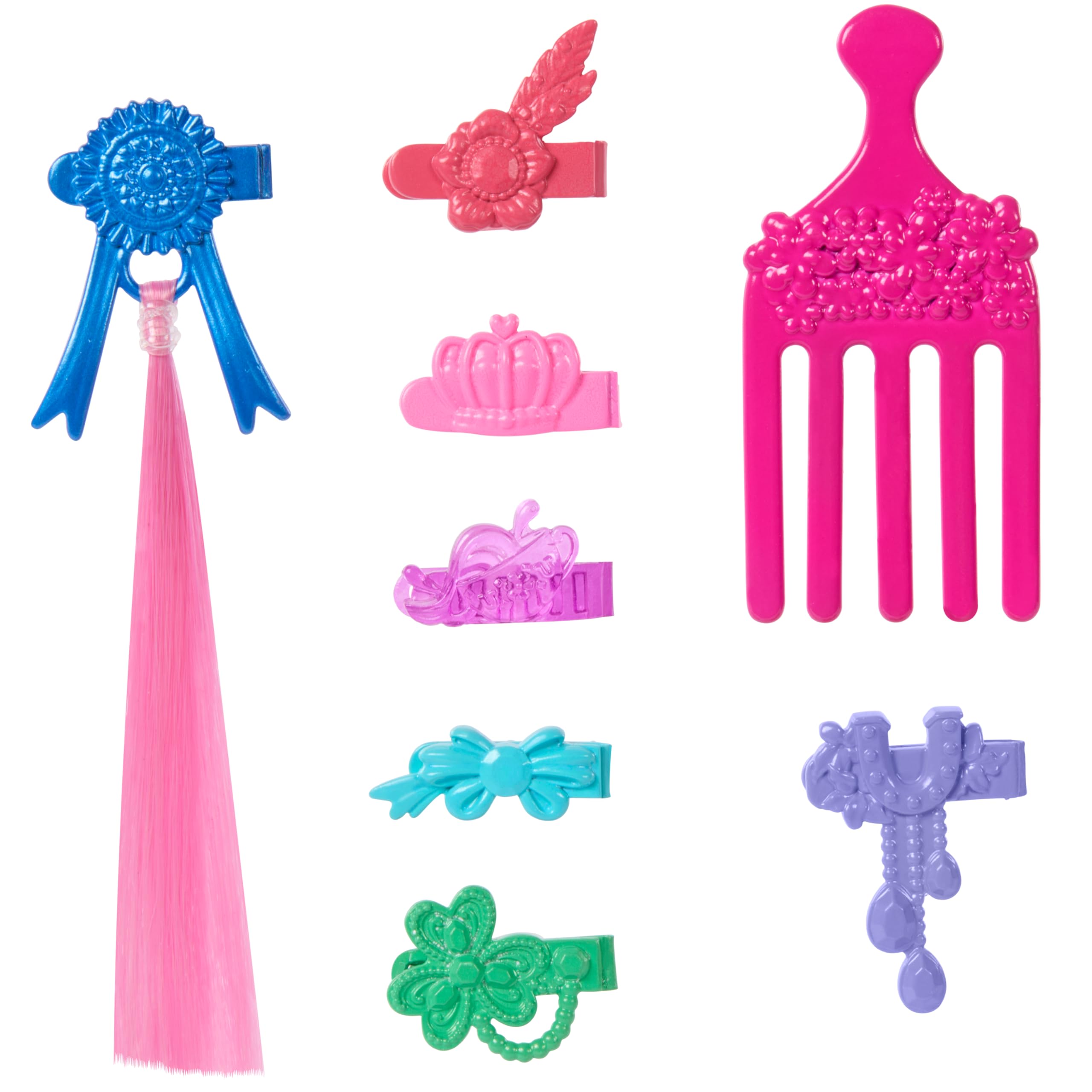 Barbie Horse & Accessories - Extra-Long Mane for Styling Fun (Pepper), Ages 3+