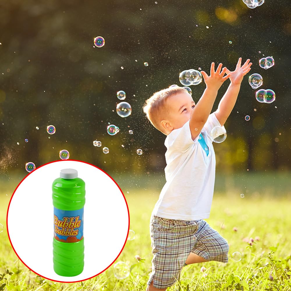 RAM ONLINE Giant Bubble Solution - 1 Litre Ready-to-Use Mixture with Wand | Assorted Colors 4