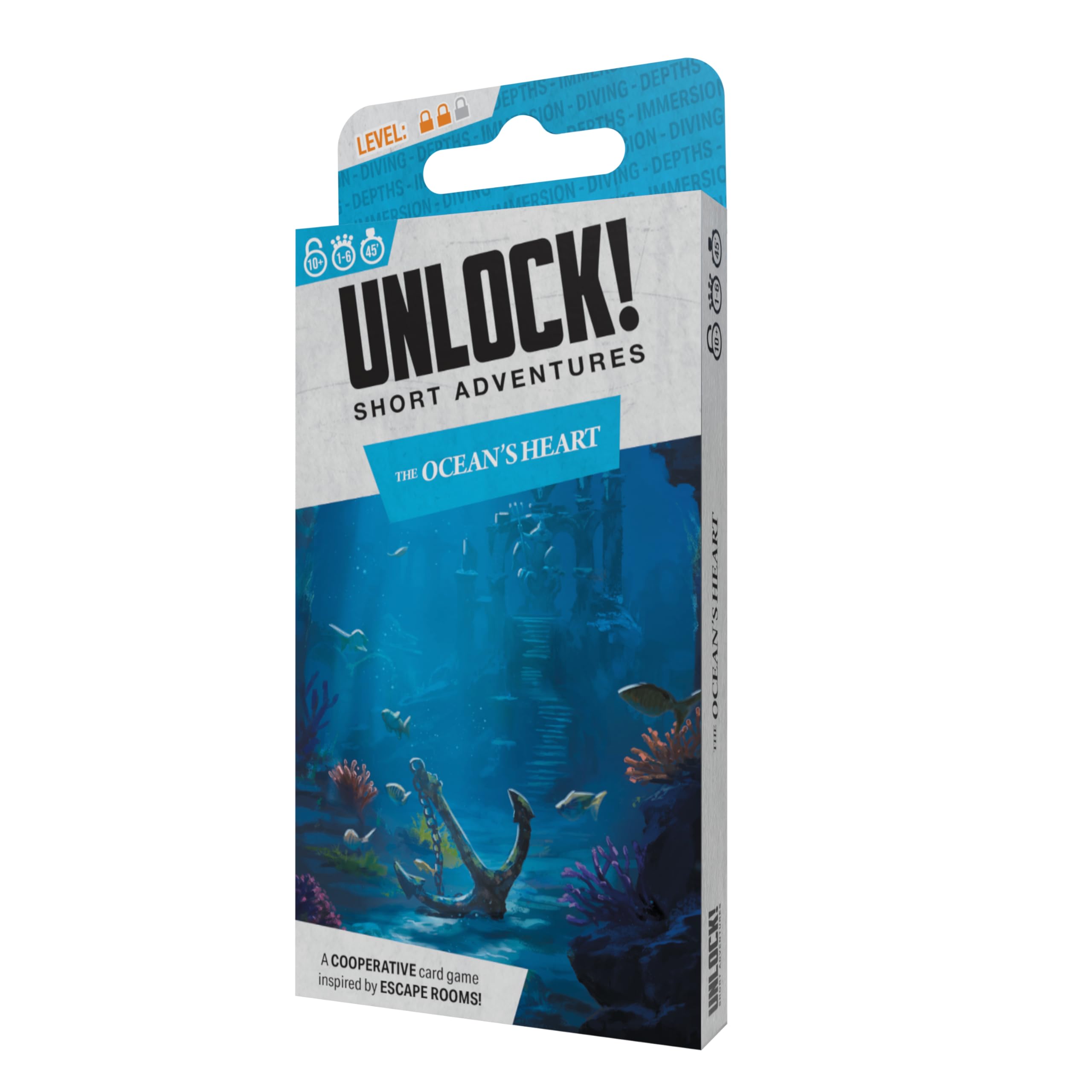 Asmodee Unlock! Short Adventures 12: The Ocean's Heart Board Game