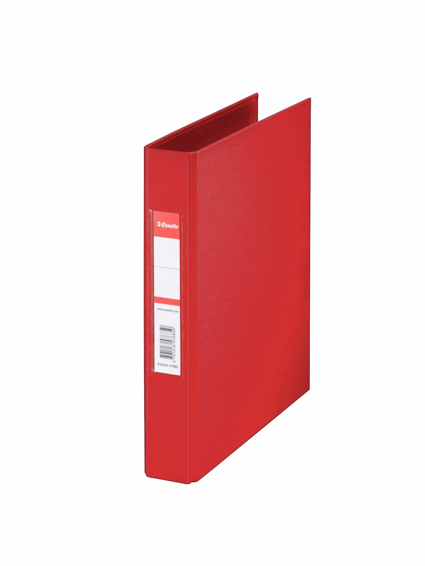 Esselte O-Ring Binder - 25 mm Ring Size, A5 Format, Red | Grey Cardboard/Polypropylene