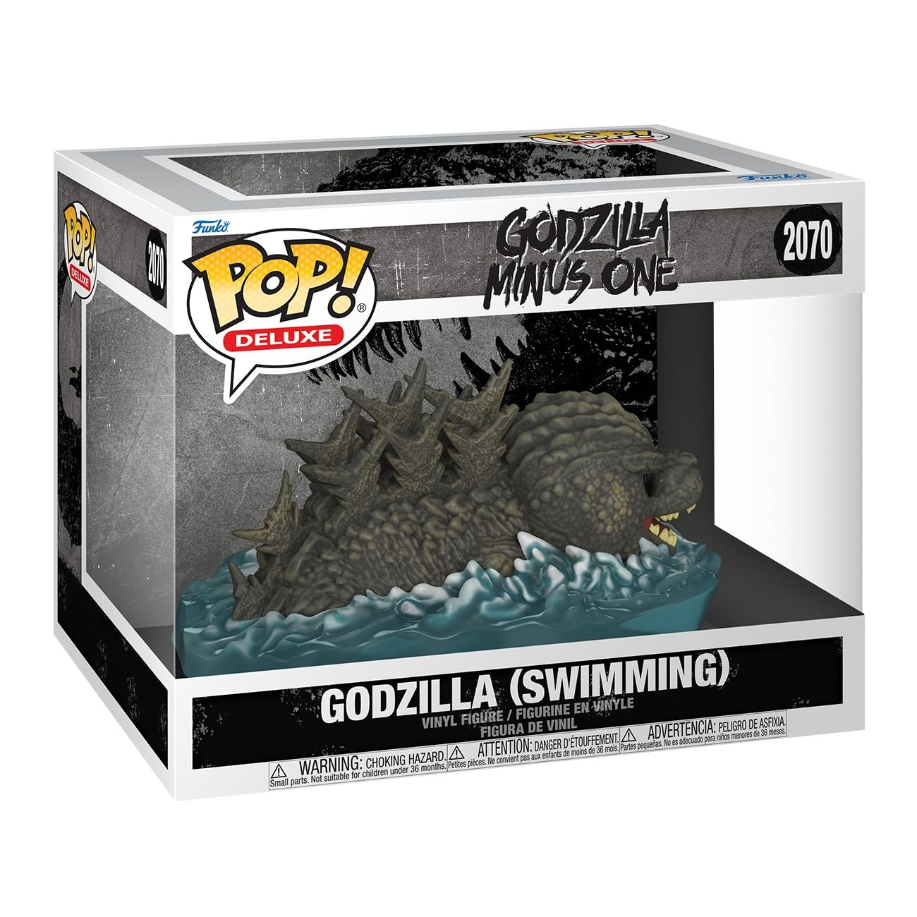 Funko POP! Deluxe Godzilla Minus One - Swimming Collectable Vinyl Figure | Multicolor