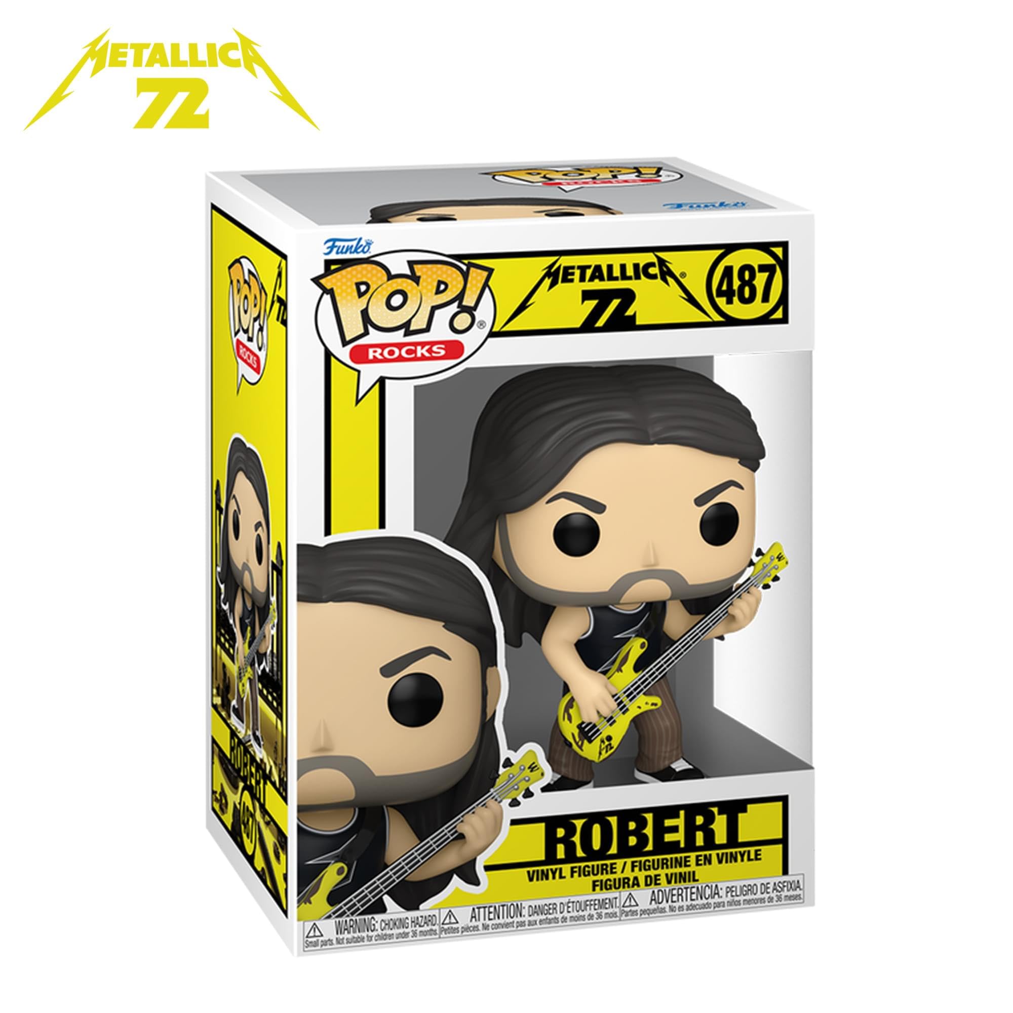 Funko Pop! Rocks: Robert Trujillo (Metallica) Collectible Vinyl Figure | Approx 3.75 Inches Tall