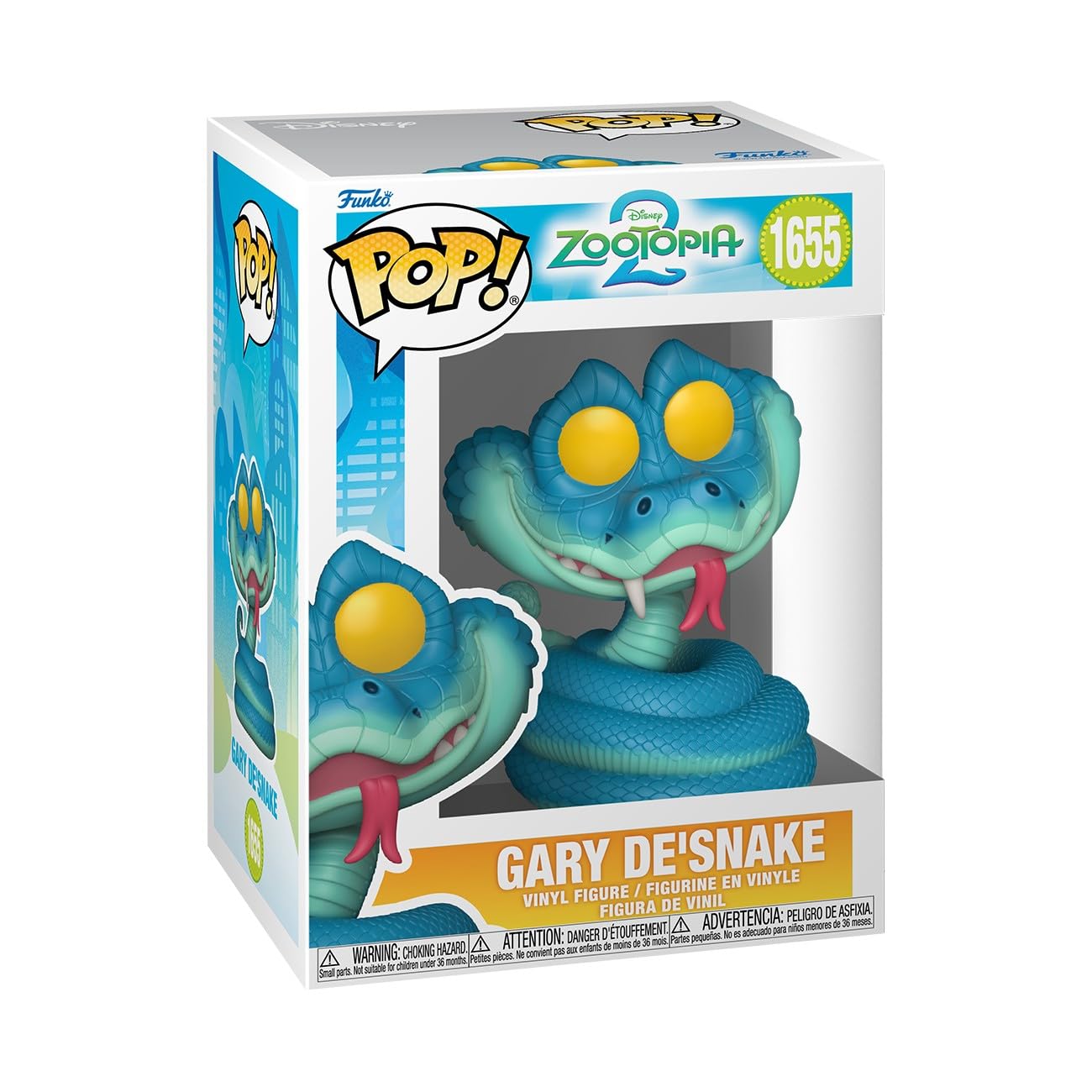 Funko Pop! Disney: Zootopia 2 - Gary De'Snake Collectable Vinyl Figure | 3.75 Inches 1