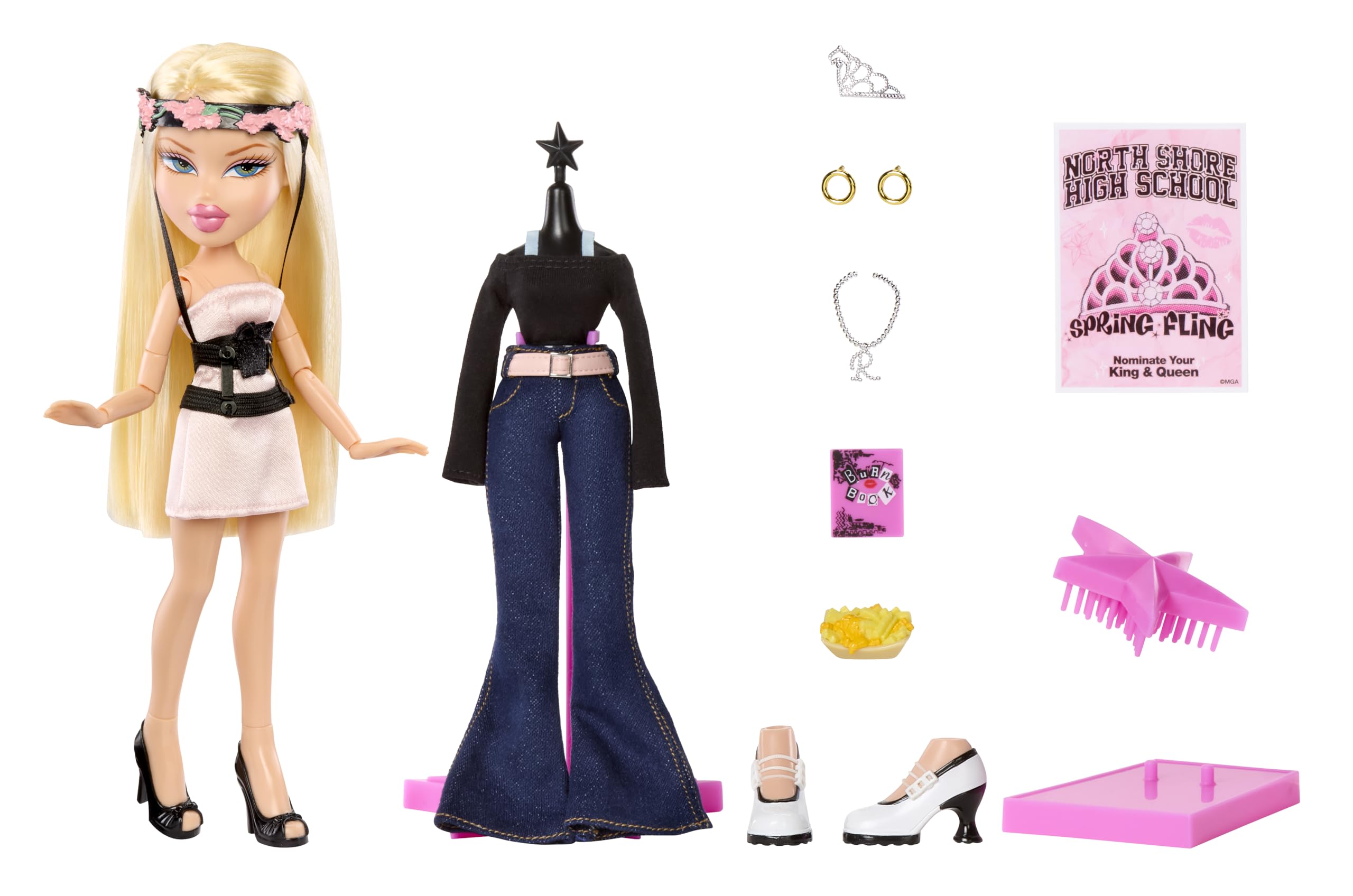 Bratz x Mean Girls Spring Fling Doll Regina - Collectible Fashion Doll with 2 Outfits & Movie-Inspired Accessories 11