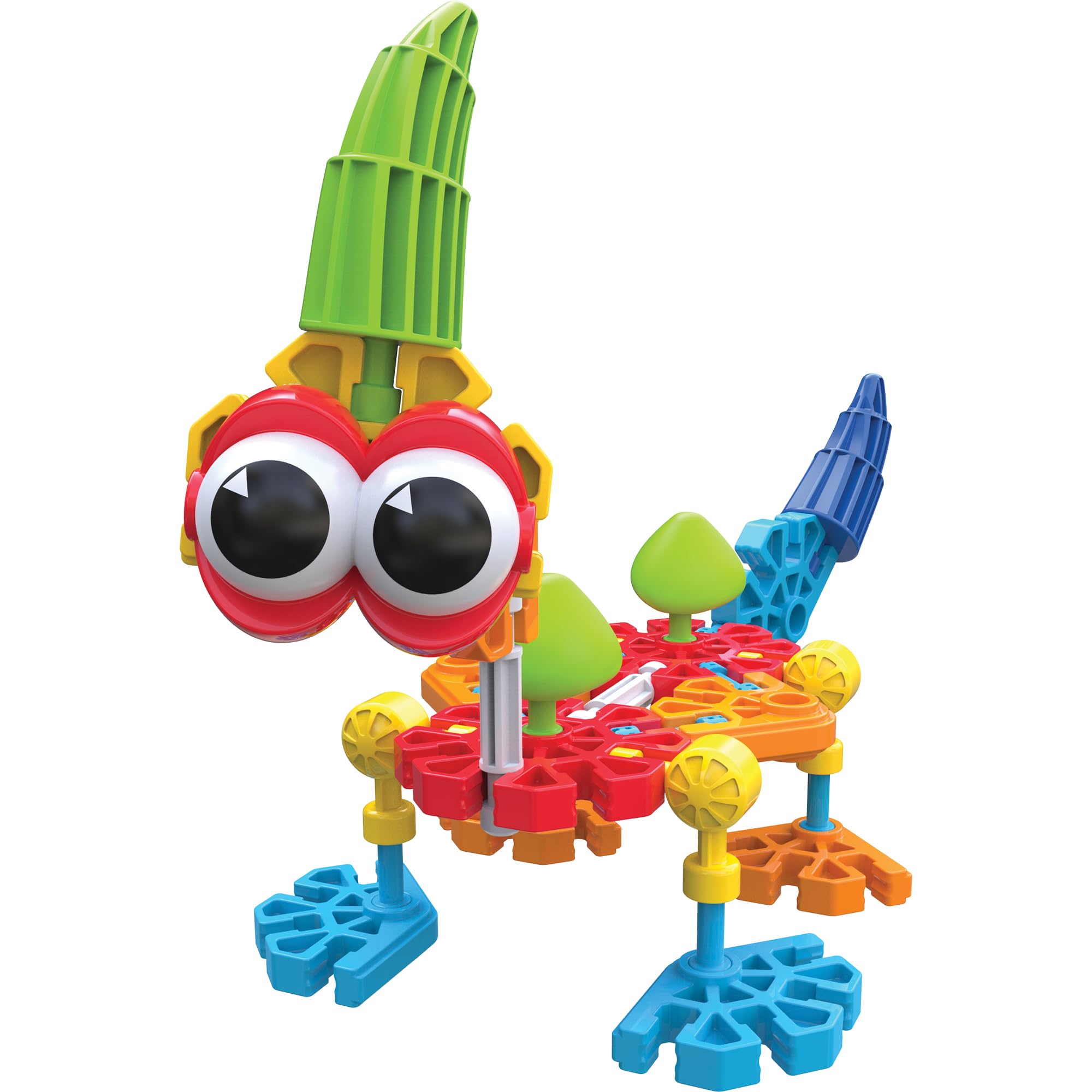 Kid K'NEX Dino Dudes Building Set - 100-Piece Educational Construction Toy for Ages 3+ 4