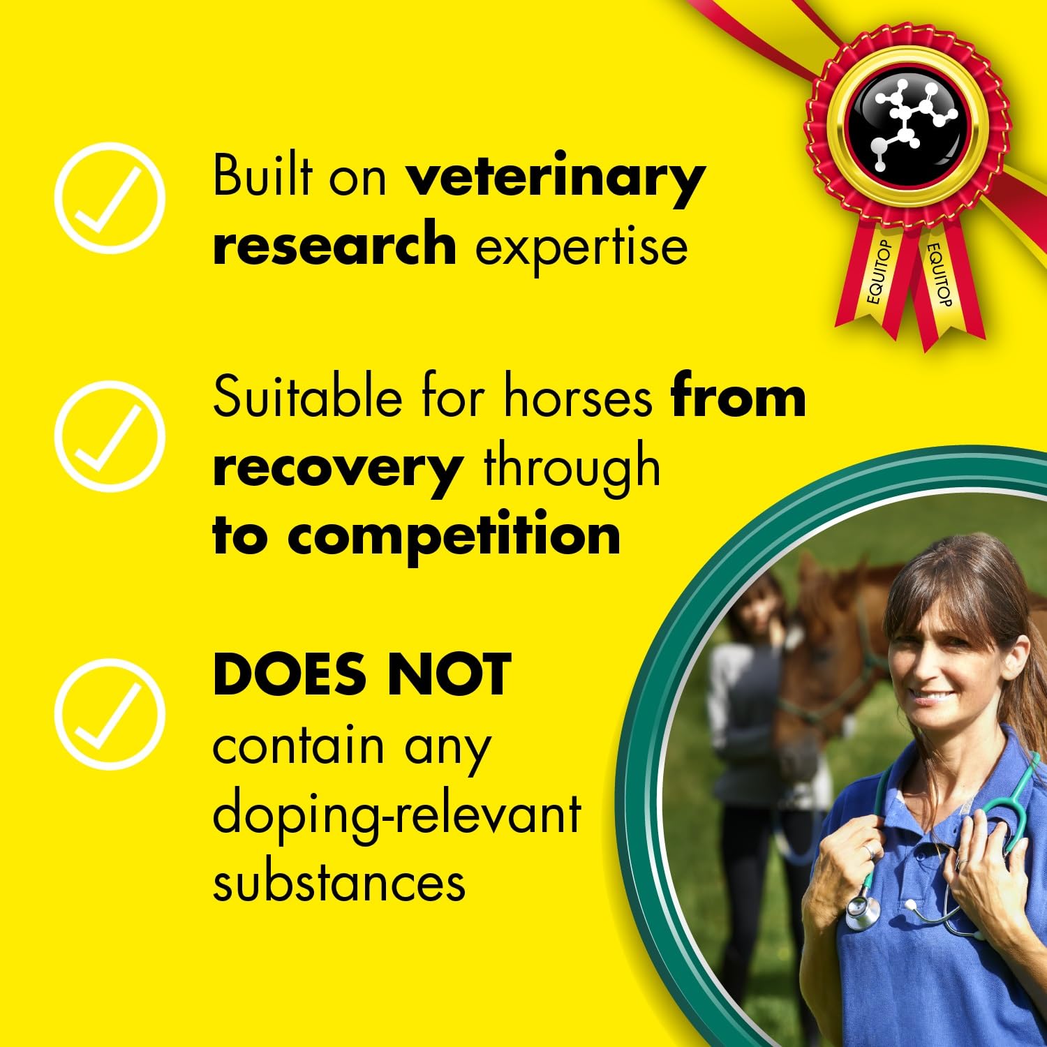 EQUITOP Myoplast Muscle Supplement for Horses - 1.5 kg Tub | Supports Lean Muscle Development 4