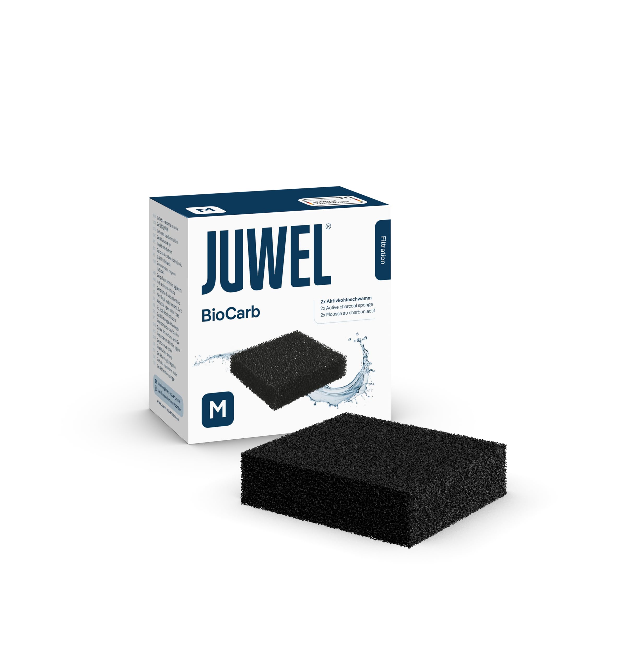 Juwel Aquarium bioCarb Filter Accessory - Absorbs Odours & Turbidity | Compact Size | 2 Pack 1