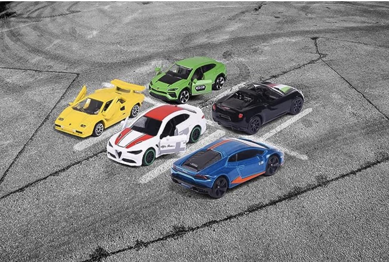 Majorette Italian Dream Cars Gift Box - 5-Piece Diecast Model Set for Ages 3+ 9