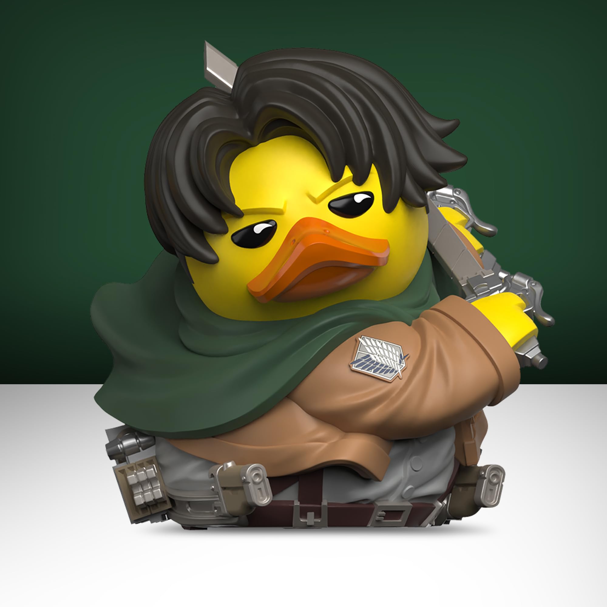 TUBBZ Attack on Titan - Levi Ackerman Cosplaying Rubber Duck Collectible Figure | 9 cm | Polyvinyl Chloride 4