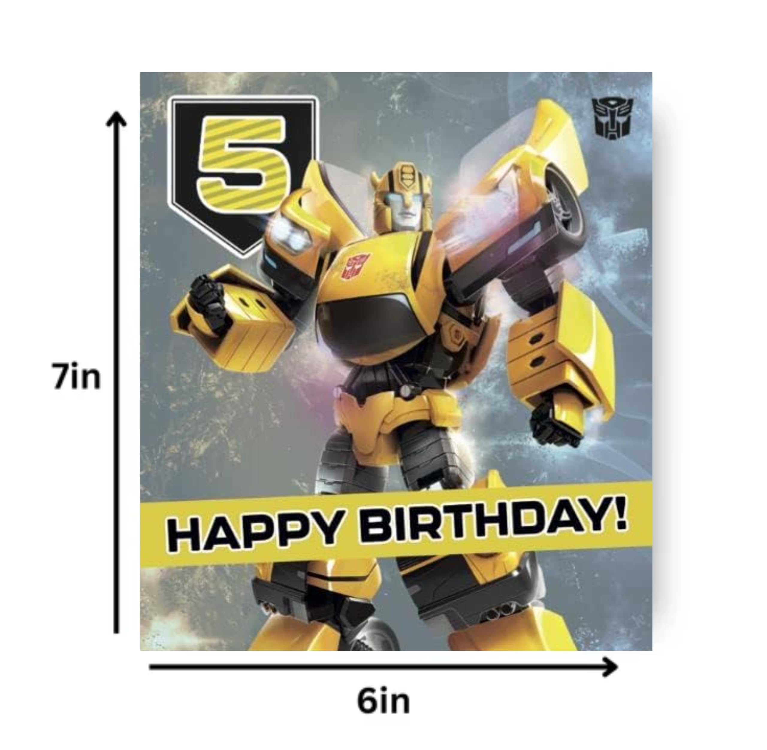 Danilo Promotions LTD Age 5 Birthday Card for Children | Multi Color | 152.4 mm x 177.8 mm 2