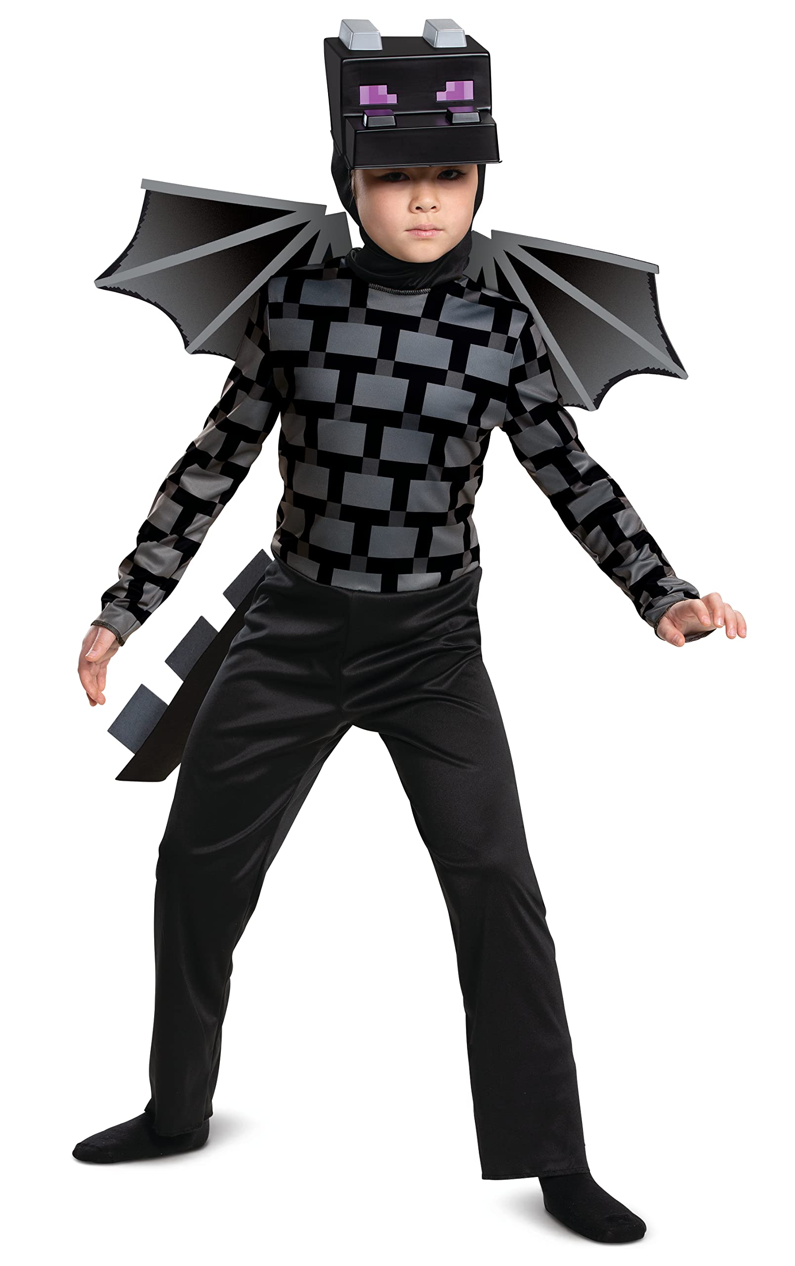 Disguise Minecraft Ender Dragon Costume - Kids Black