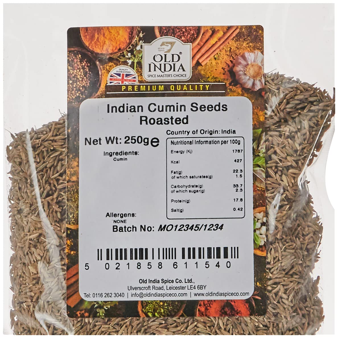 Old India Cumin Seeds, Roasted | 250g Natural Whole Spice 2