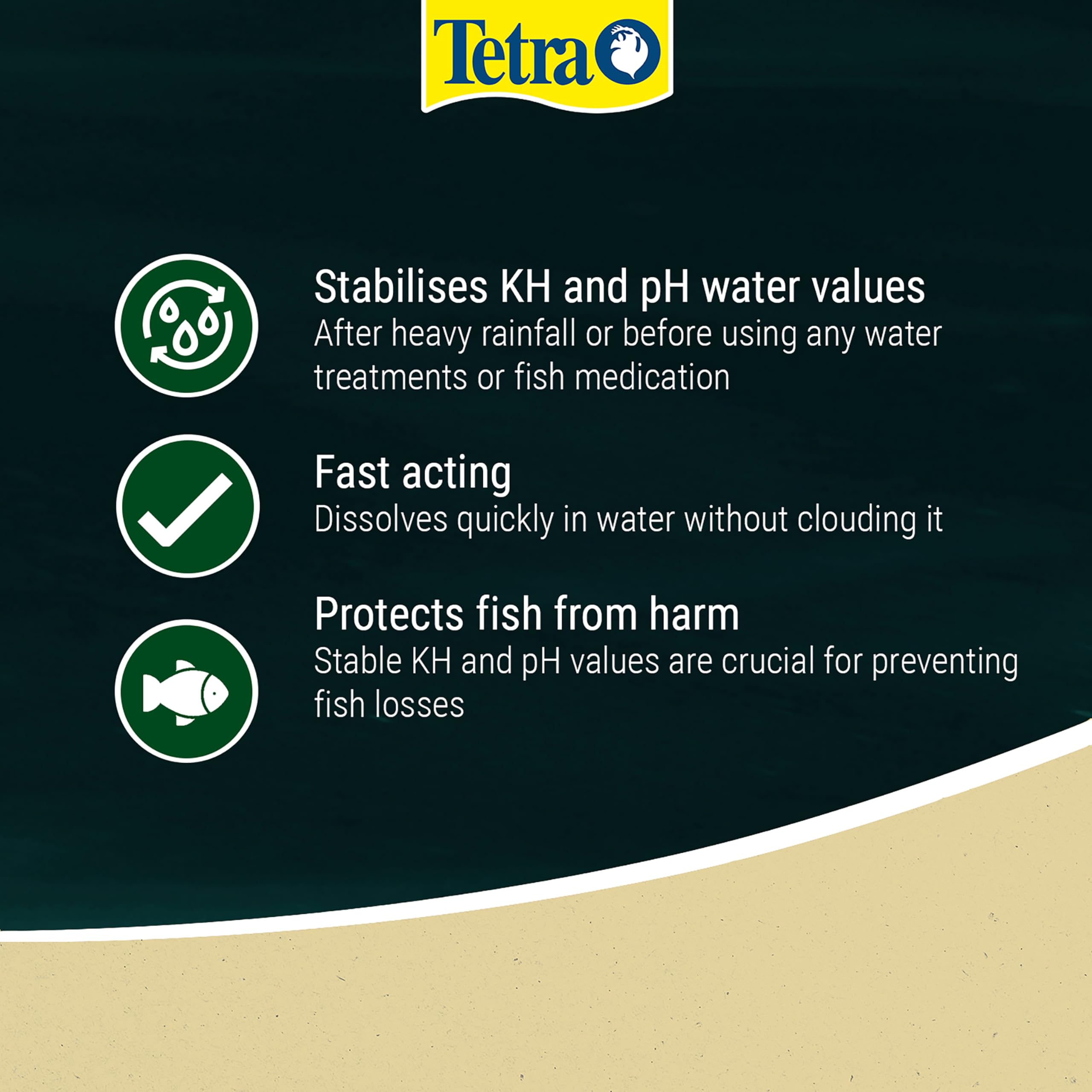 Tetra Pond Water Stabilizer Powder - Stabilizes KH and pH for Healthy Pond Water | 1.2 kg 3