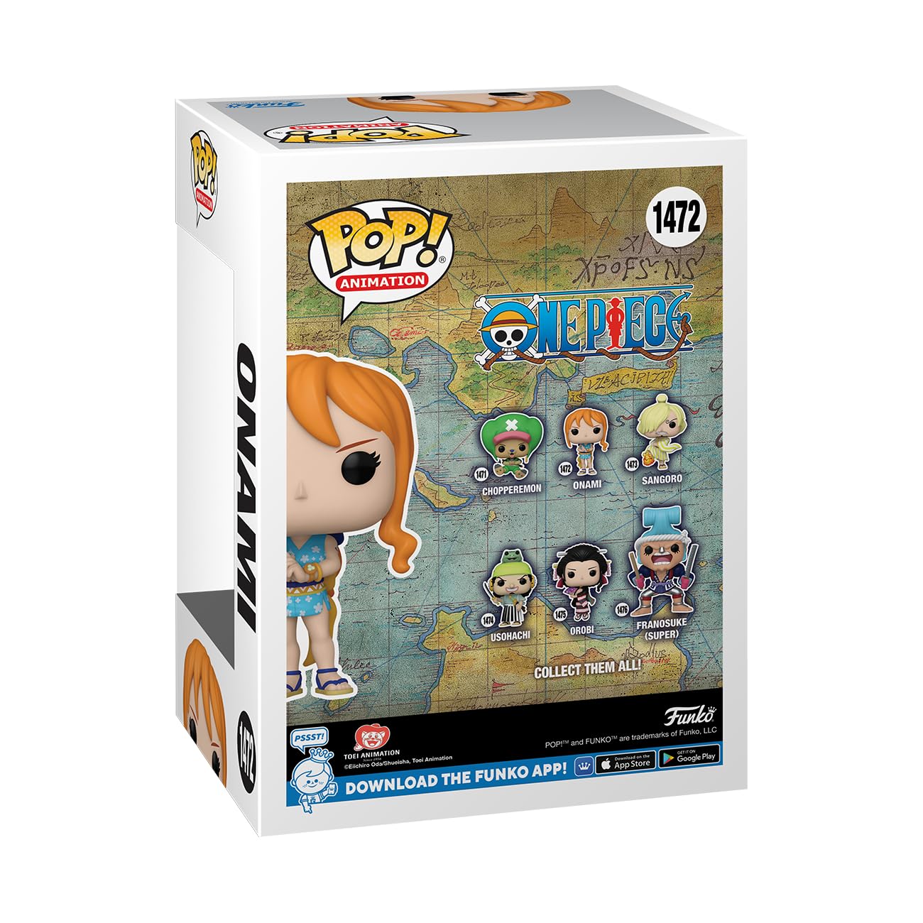 Funko POP! Animation: One Piece Nami (Onami) Wano Vinyl Figure - 3.75 inches 3