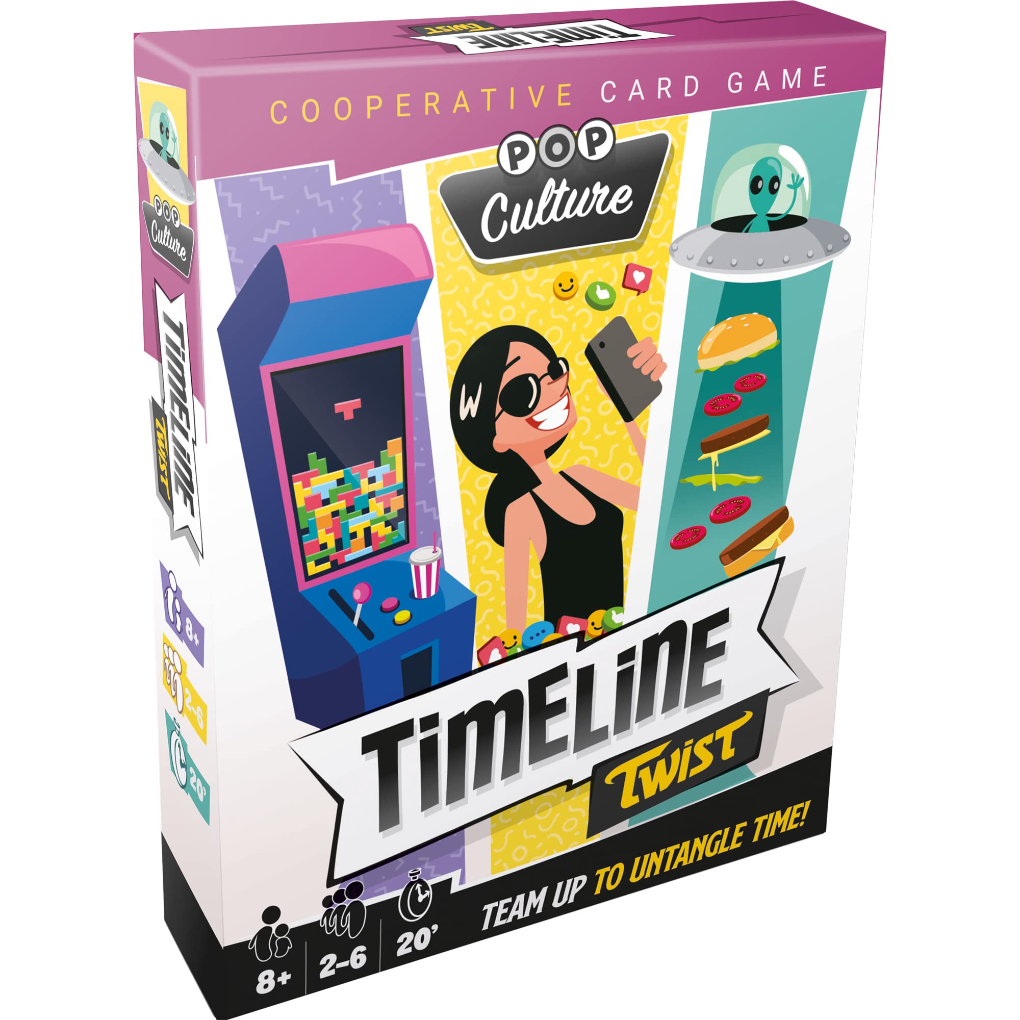 Zygomatic Timeline Twist: Pop Culture Card Game for 2-6 Players 1