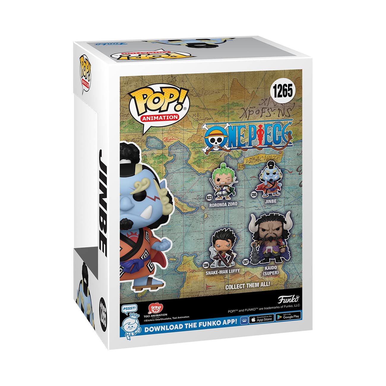 Funko POP! Animation: One Piece - Jinbe Vinyl Figure with Limited Chase Variant 4
