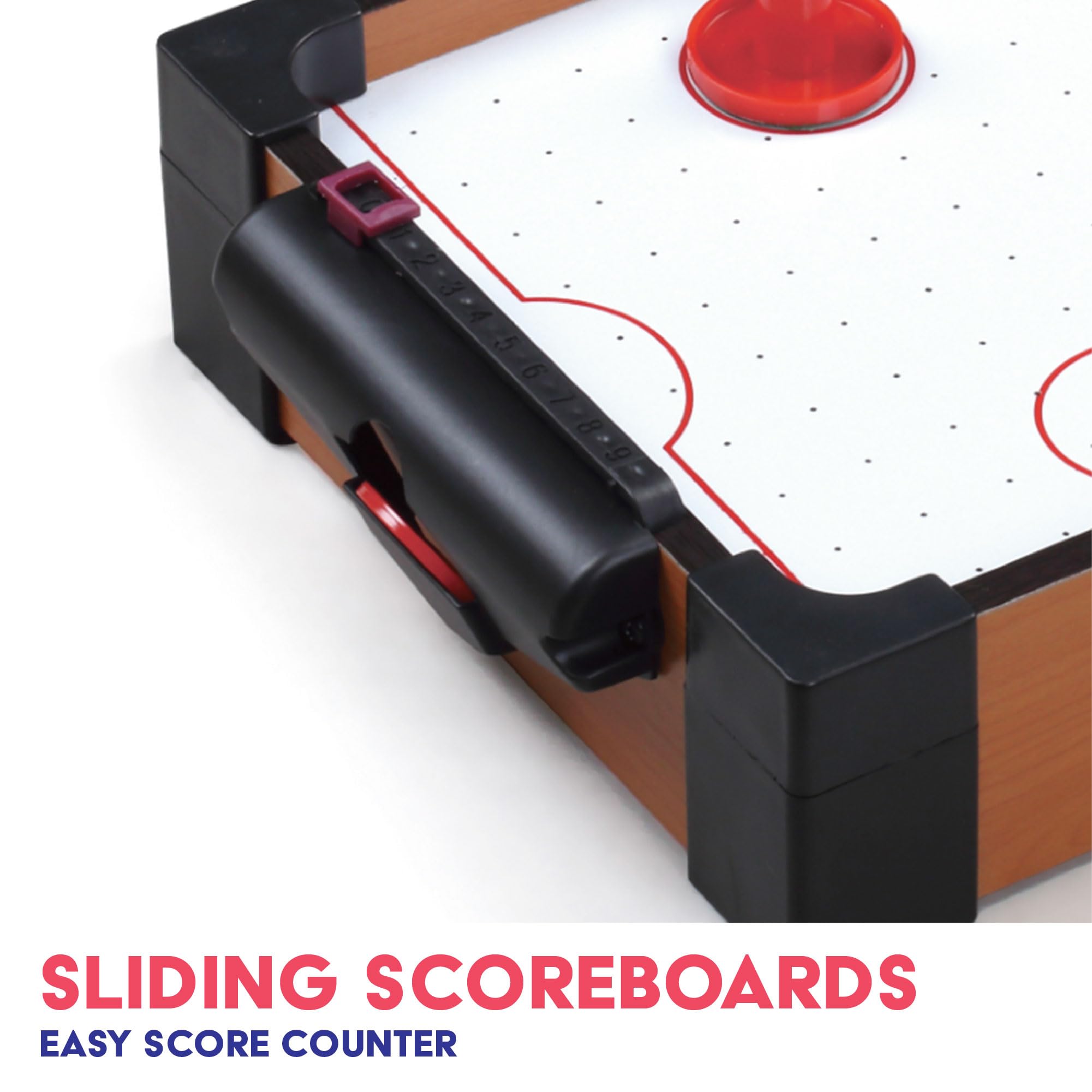 Power Play Air Hockey Table Game - Portable, 2+ Players, Ages 5+ | 16-Inch 4