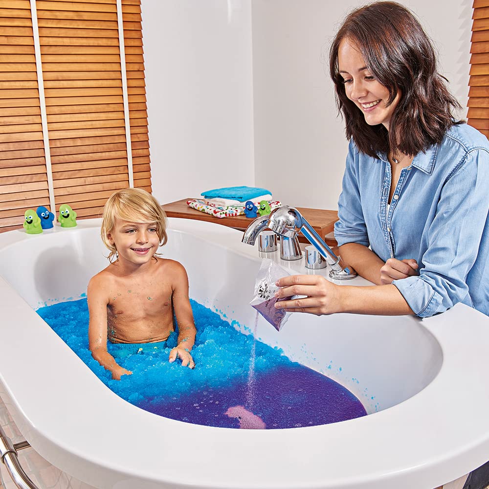 ZIMPLI Gelli Baff Colour Change Slime Powder - Blue to Purple | Skin Safe | Biodegradable