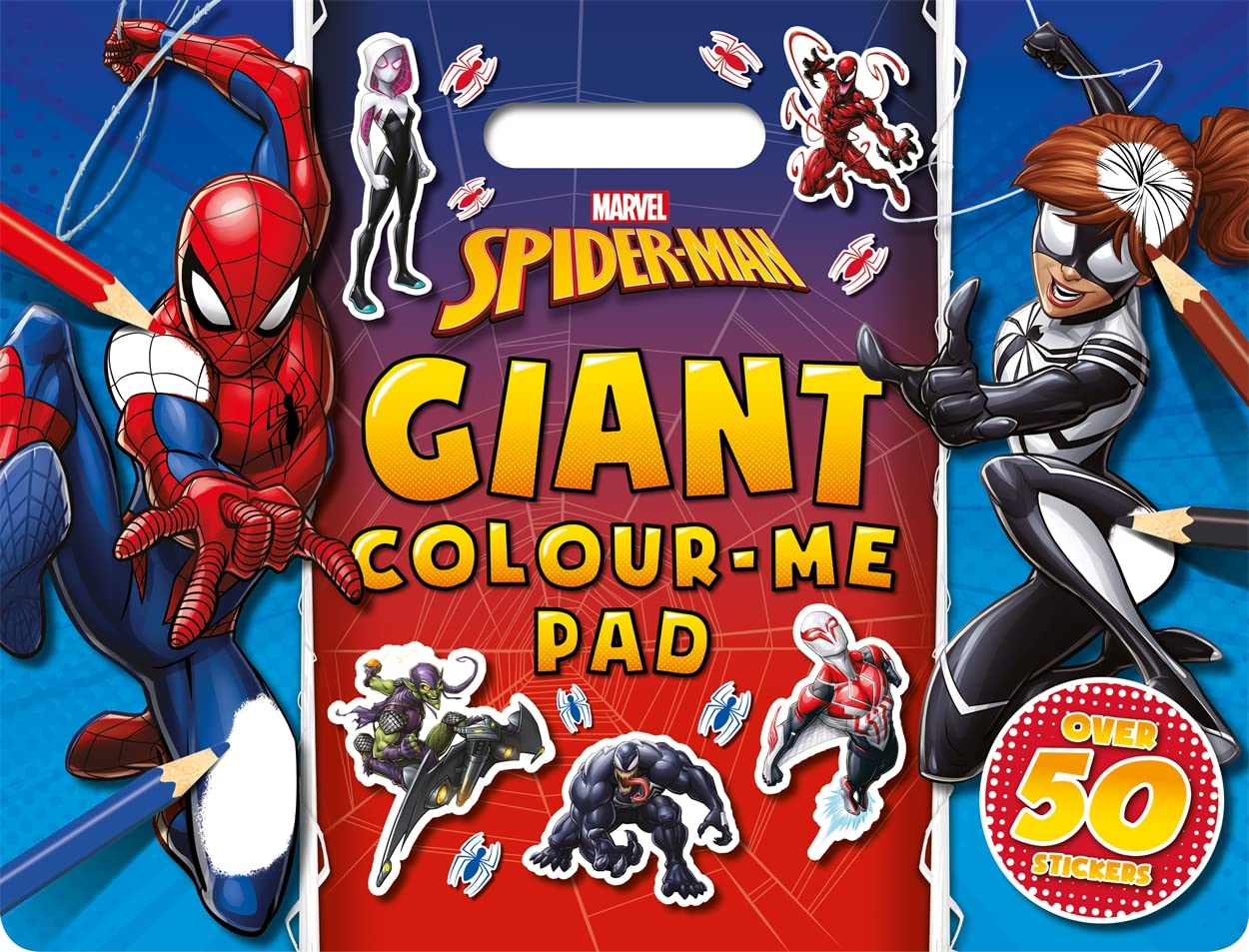 Autumn Marvel Spider-Man: Giant Colour Me Pad | Paperback | English