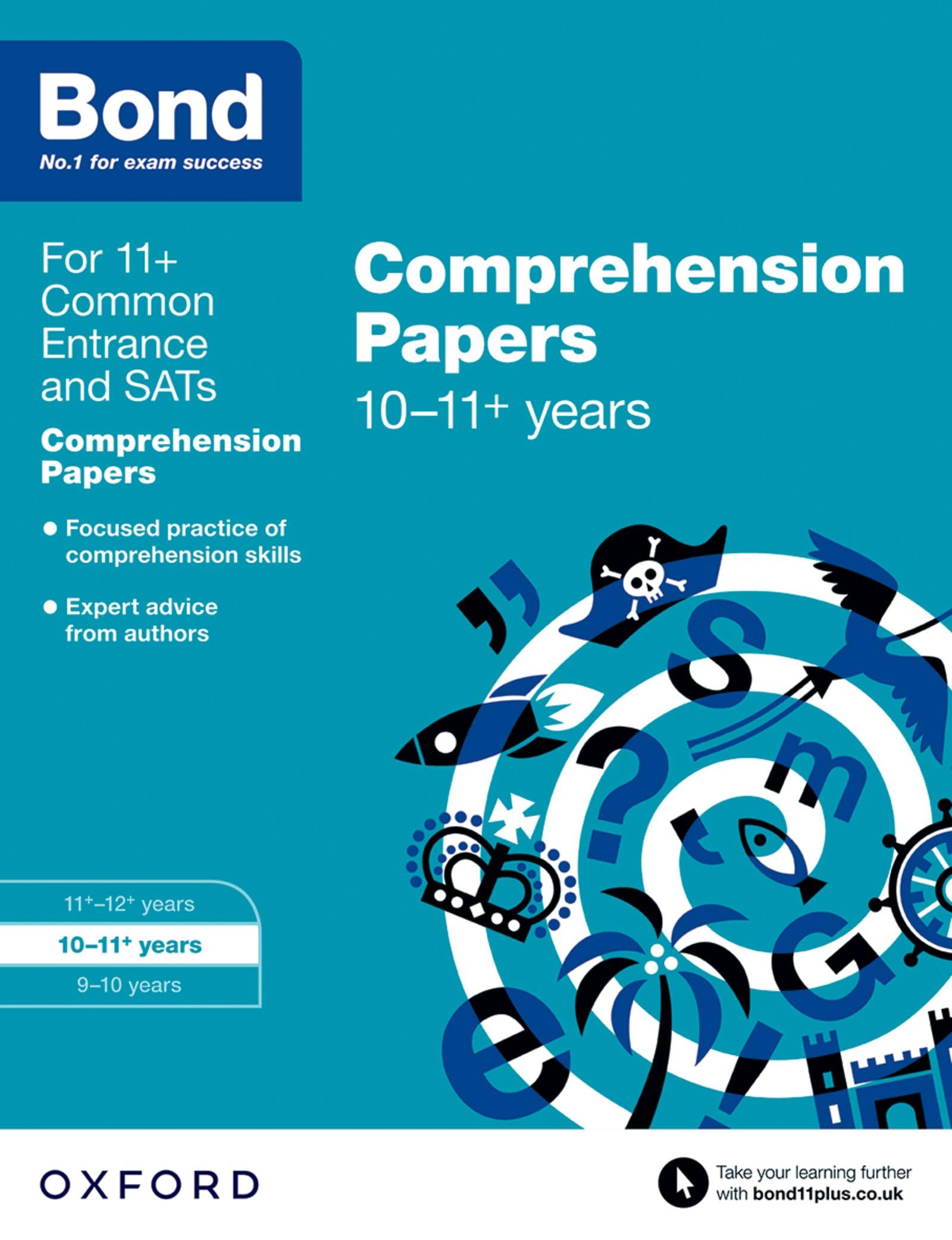 Bond 11+: English Comprehension Papers - Ages 9-11 | Paperback | 56 Pages 1