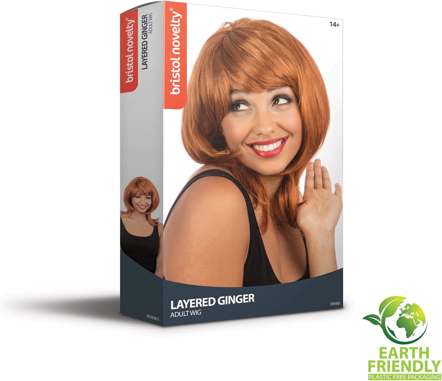 Bristol Novelty Layered Ginger Wig for Women | BW083 Synthetic Fiber Hairpiece 2